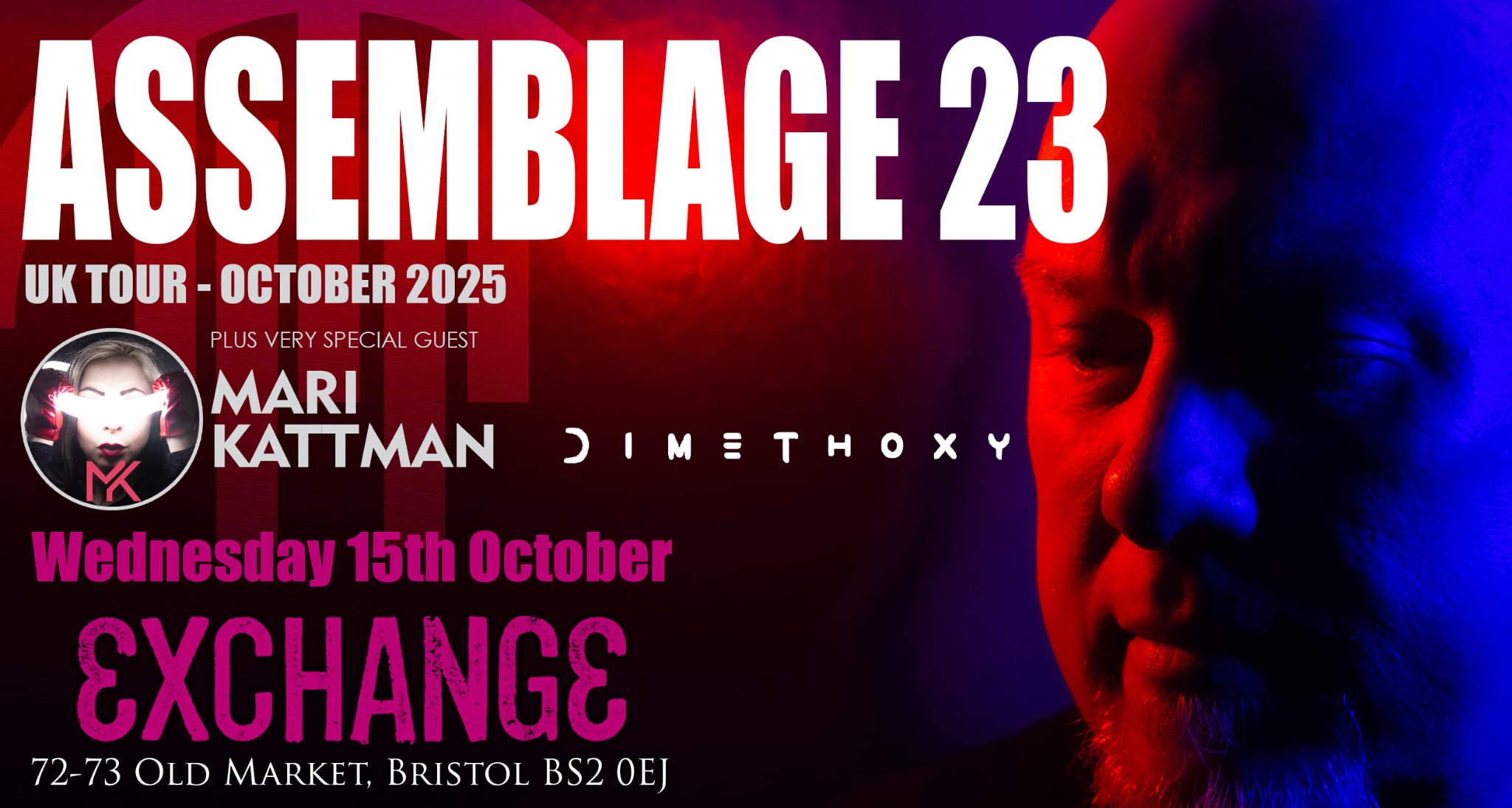 ASSEMBLAGE 23 + MARI KATTMAN & DIMETHOXY – Bristol