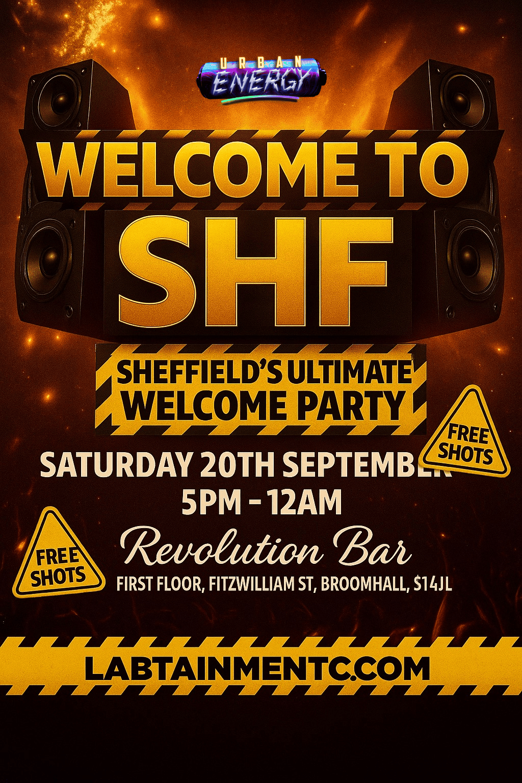 WELCOME TO SHEFFIELD: THE ULTIMATE FRESHERS WELCOME