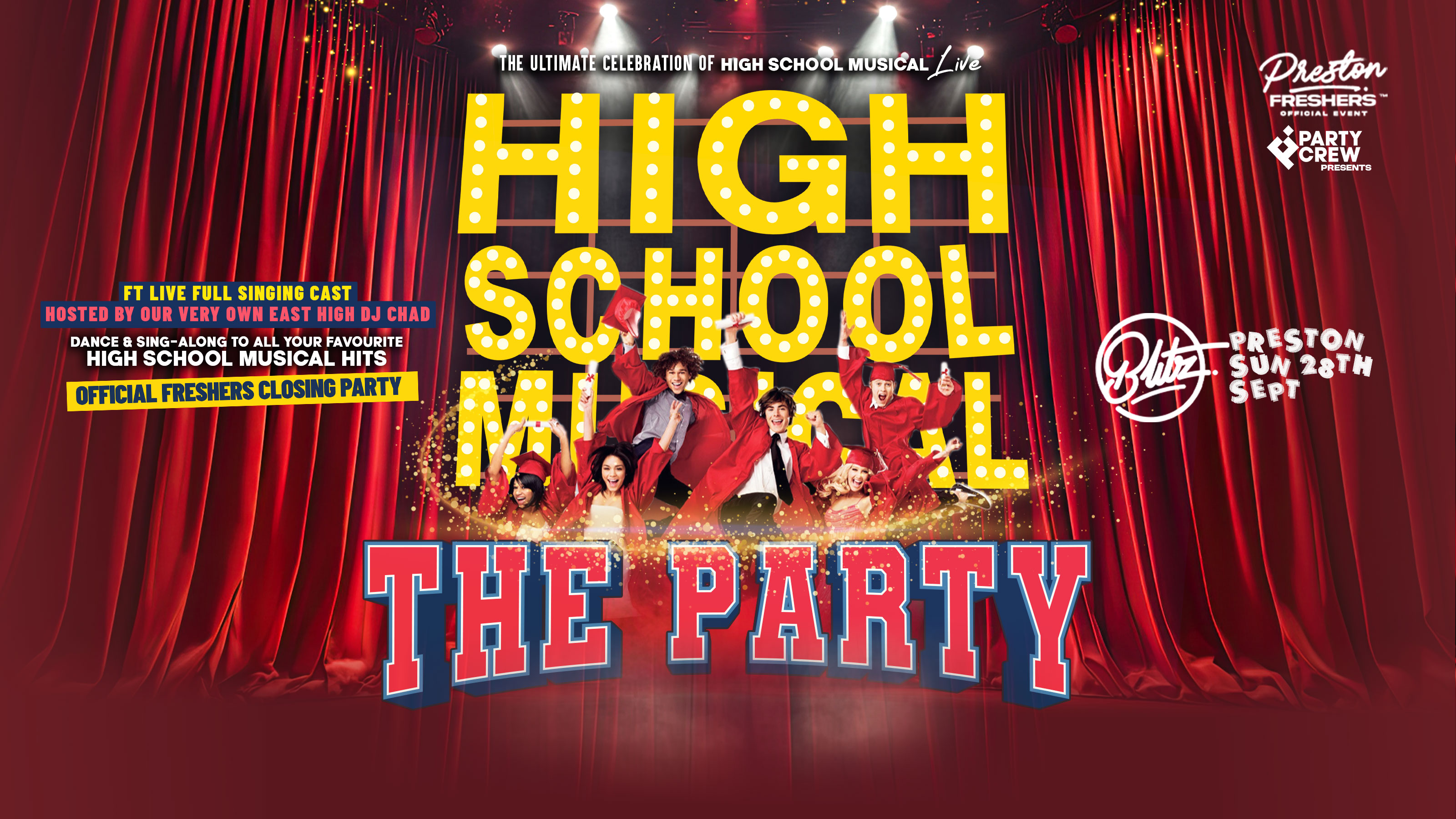 HIGH SCHOOL MUSIC ‘The PARTY’ 🐤 End of WEEK 1 Freshers Fest Party ⭐️ BLITZ