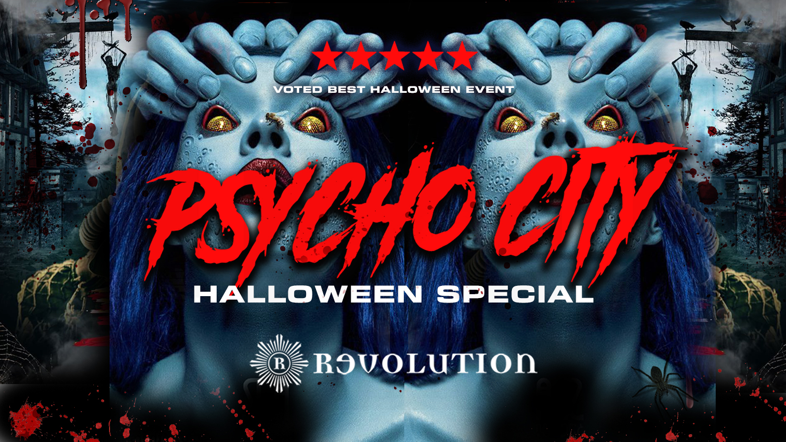 PSYCHO CITY🩸 Newcastle Biggest Halloween Event 🎃 at Revolution
