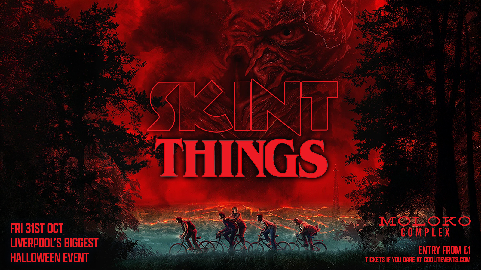 SKINT THINGS 🩸SOLD OUT 🩸  🤚🚲 📺🩸🧇 HALLOWEEN SPECIAL – THE WORLD IS TURNING UPSIDE DOWN