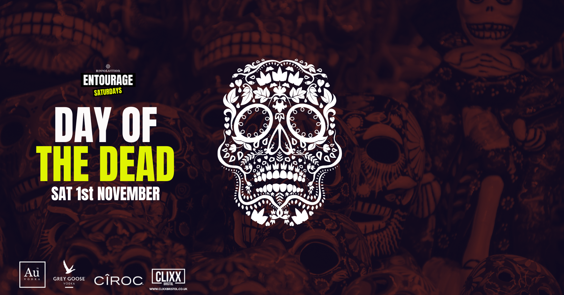 Entourage Saturdays  🔥 Day of the Dead x Halloween Special