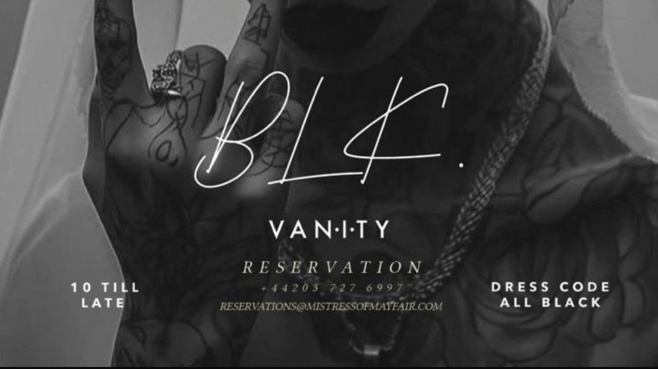 BLK x VANITY HALLOWEEN SPECIAL