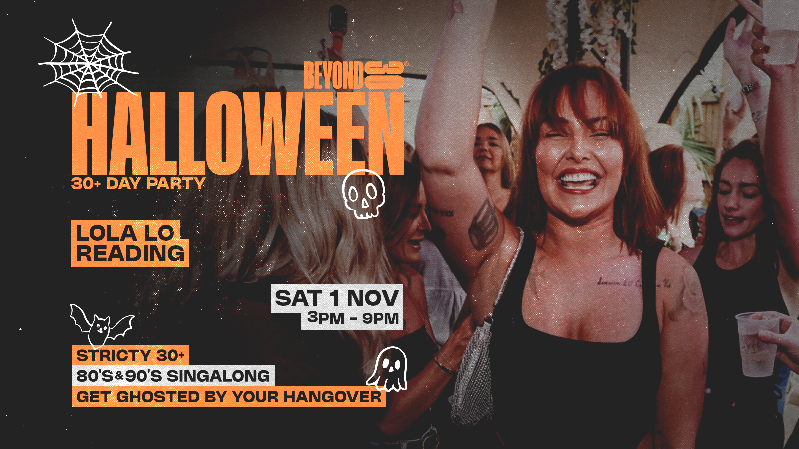 OVER 30s HALLOWEEN DAY PARTY – READING🎃