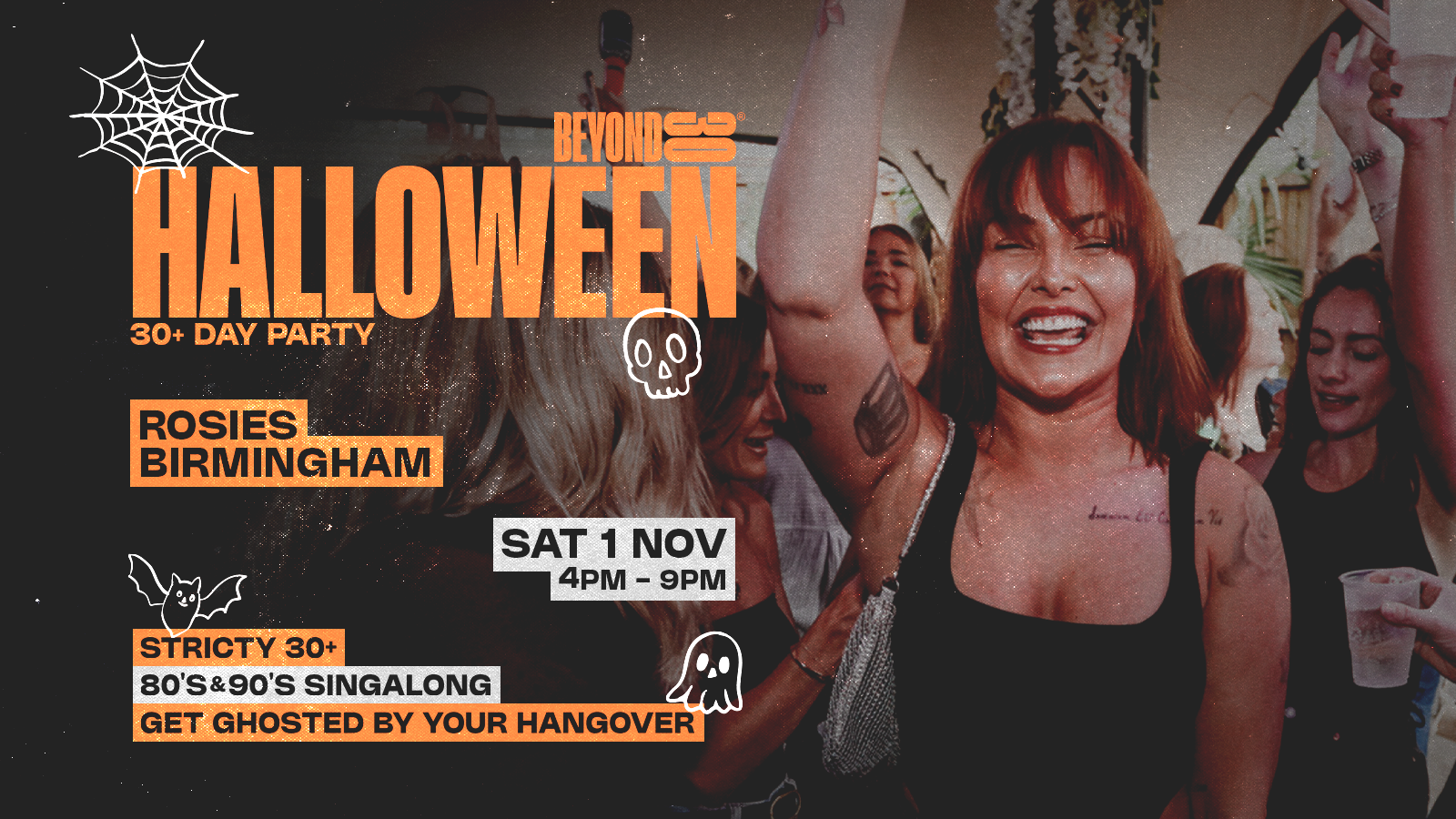 OVER 30s DAYTIME CLUBBING – BIRMINGHAM🎃