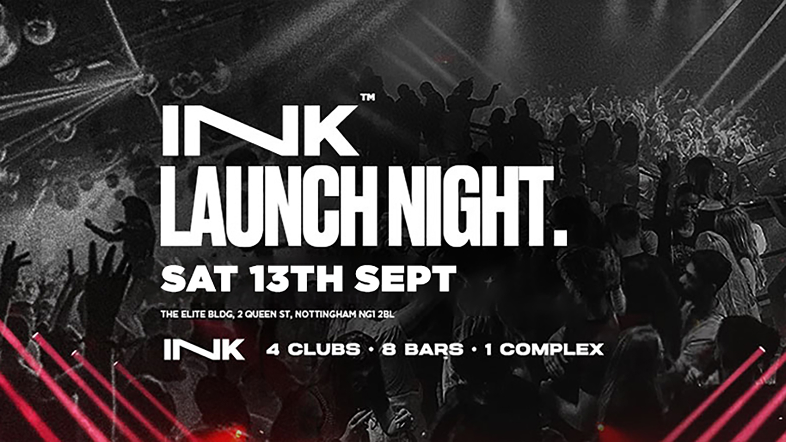 Ink. – Saturdays – Launch Night [Pre-sale SOLD OUT]