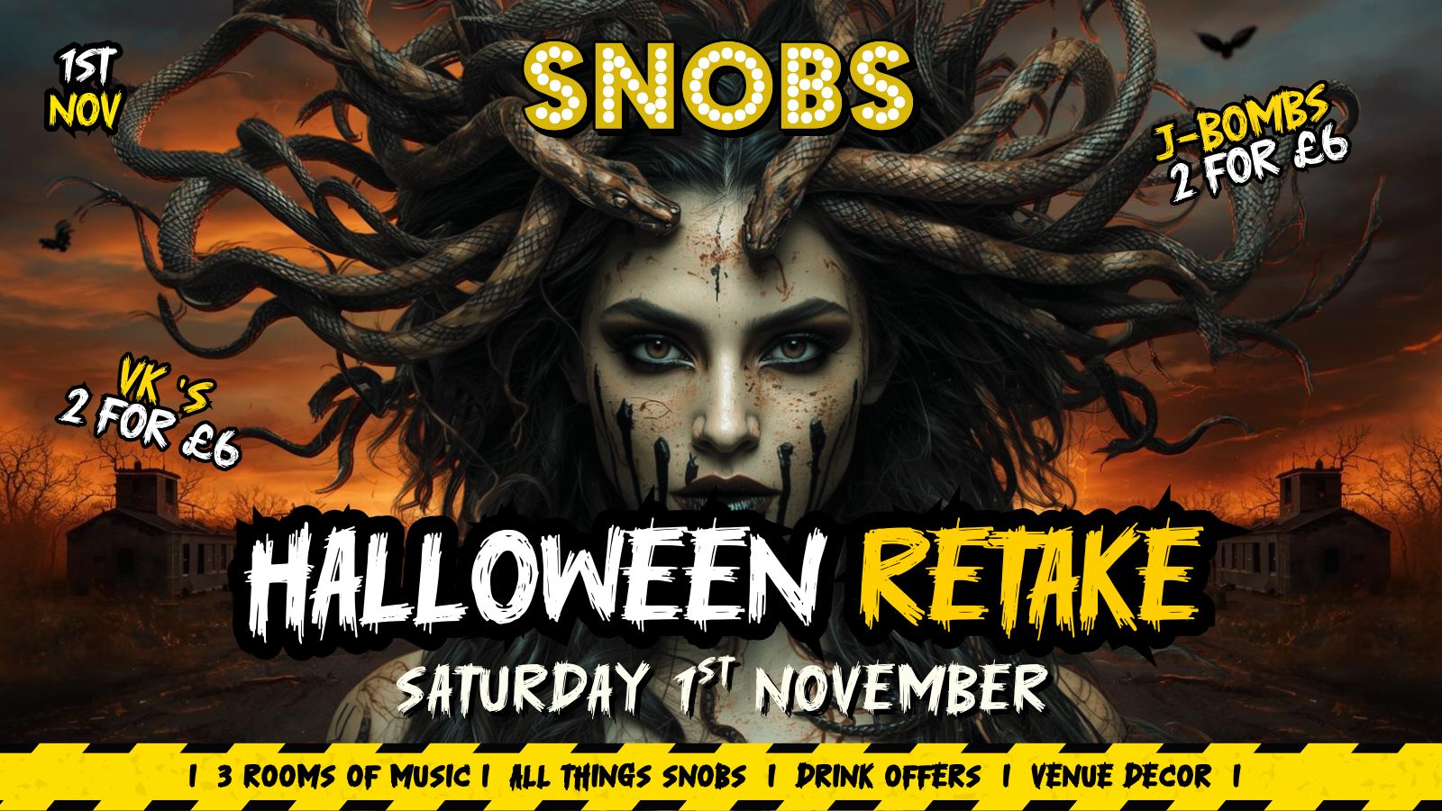 Loaded Saturdays HALLOWEEN RETAKE!! [🔥TICKET WARNING!🔥] @ Snobs – 1st Nov