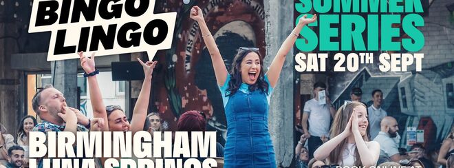 Bingo Lingo - Saturday 20st September - Luna Springs