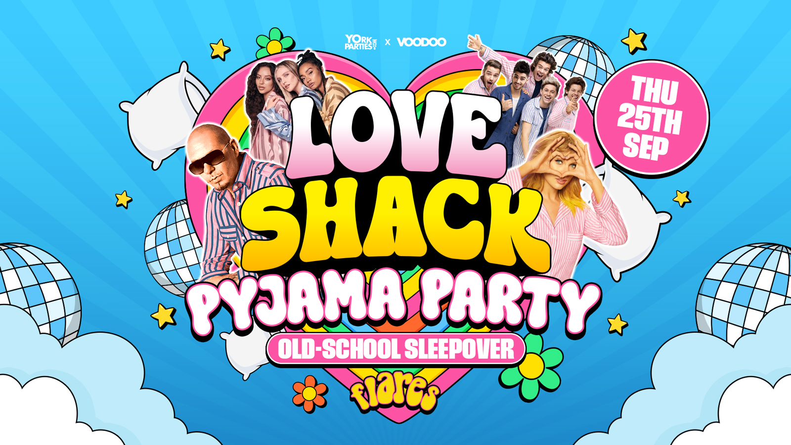 LOVE SHACK Freshers Pyjama Party Skool Disco  📚🤓🎉💫