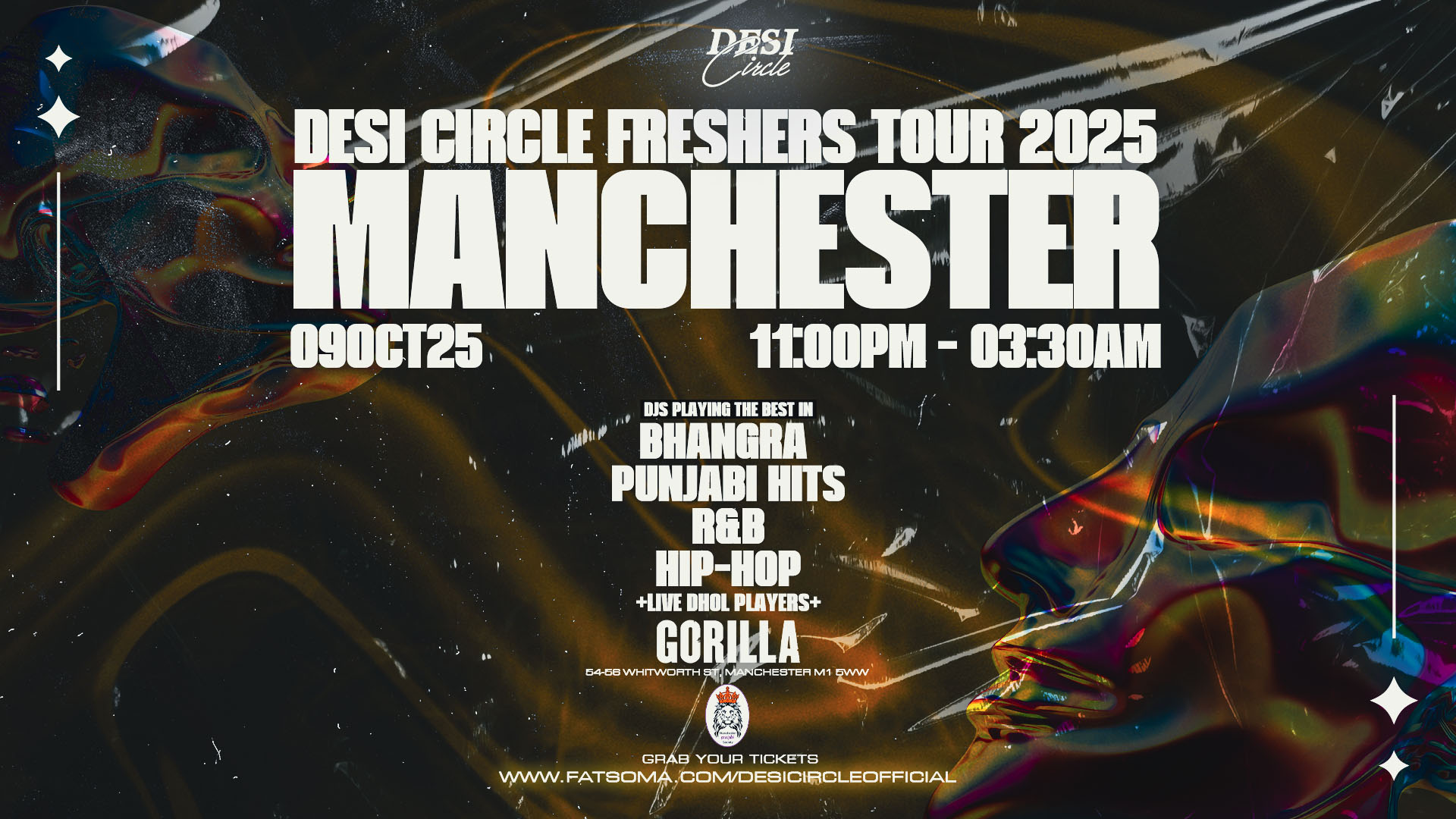 DESI CIRCLE FRESHER’S TOUR 2025: MANCHESTER