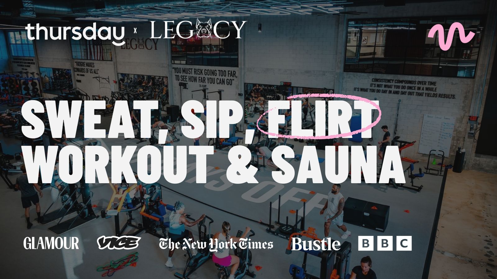Sunday | 💪 Singles Sweat Sesh 💦 PIT Class, Sauna, Cold Plunge & Social | Legacy Gym Little River
