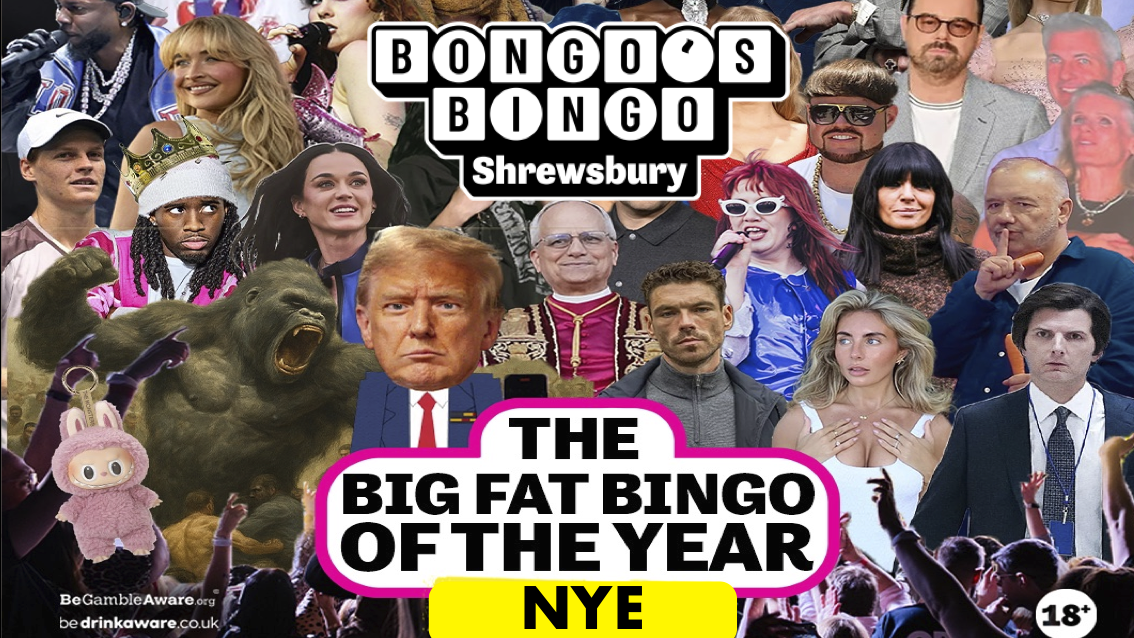 🚨 SOLD OUT! 🤪 NYE BONGO’S BINGO SPECIAL – Big Fat Bingo of the Year 🎇