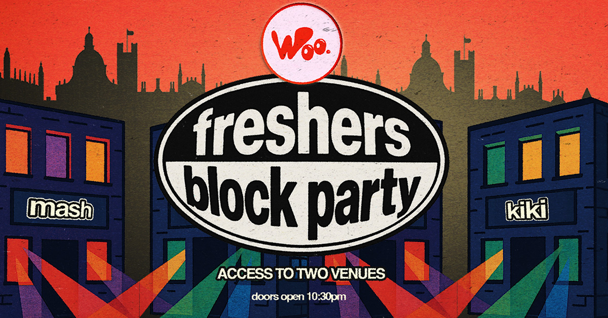 anglia ruskin freshers 2025  – BLOCK PARTY