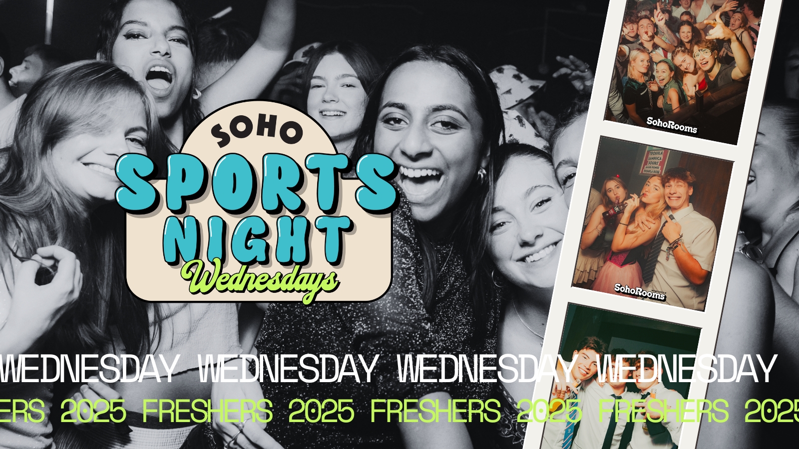 Your Official Soho Sports Night | Wednesday 17th September | Soho Rooms Newcastle