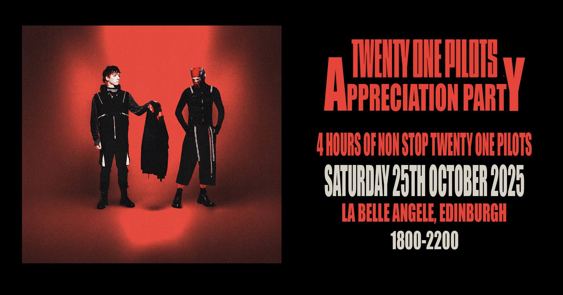Twenty One Pilots Appreciation Party (Edinburgh)