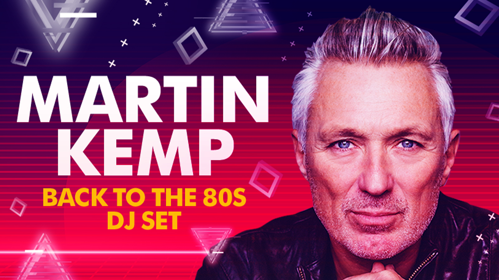 🚨 THIS SATURDAY! 🥳 Martin Kemp: BACK TO THE 80s DJ set DAY PARTY!
