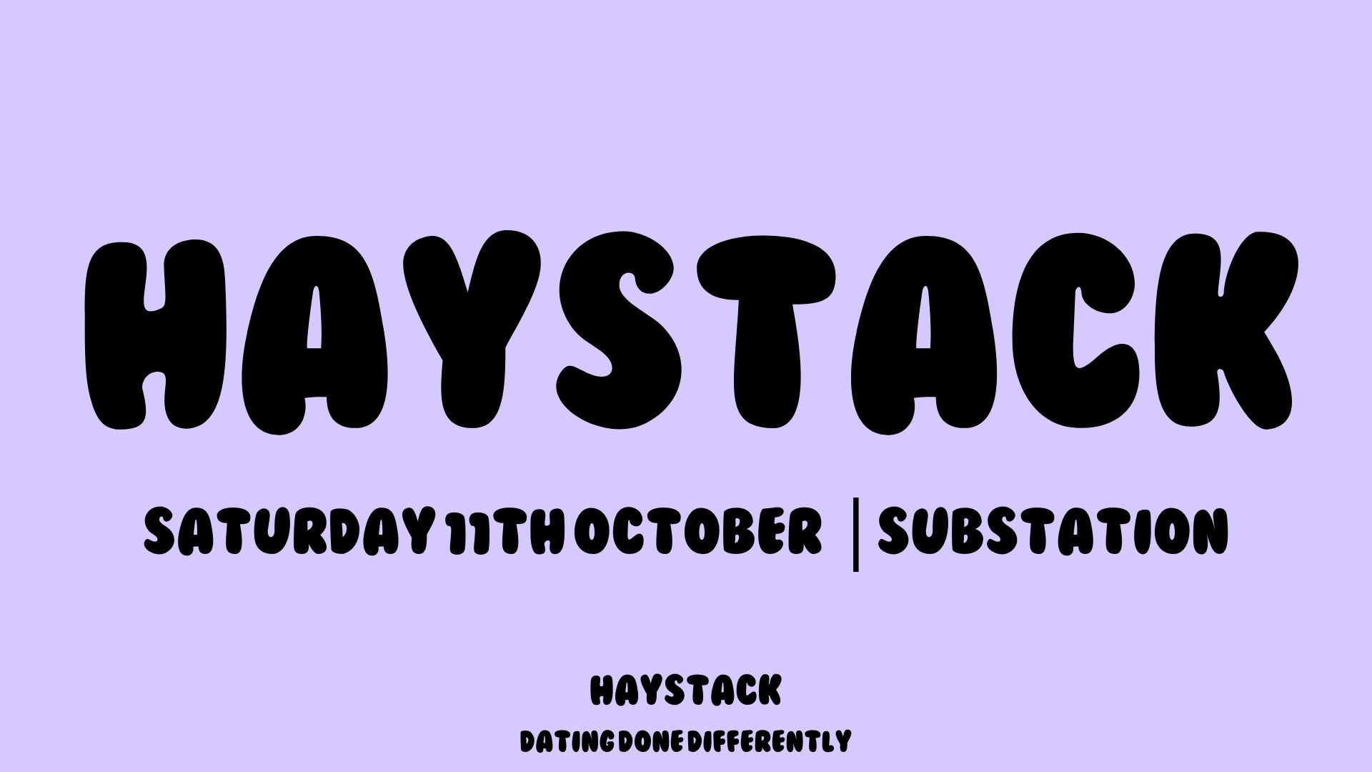HAYSTACK DATING | ROCK CLIMBING | BRIXTON | SATURDAY 11TH OCTOBER