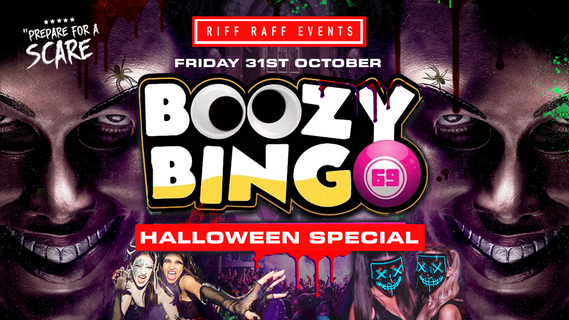 BOOZY BINGO 🎃 🎱 😵‍💫 CRAZY HALLOWEEN SPECIAL!