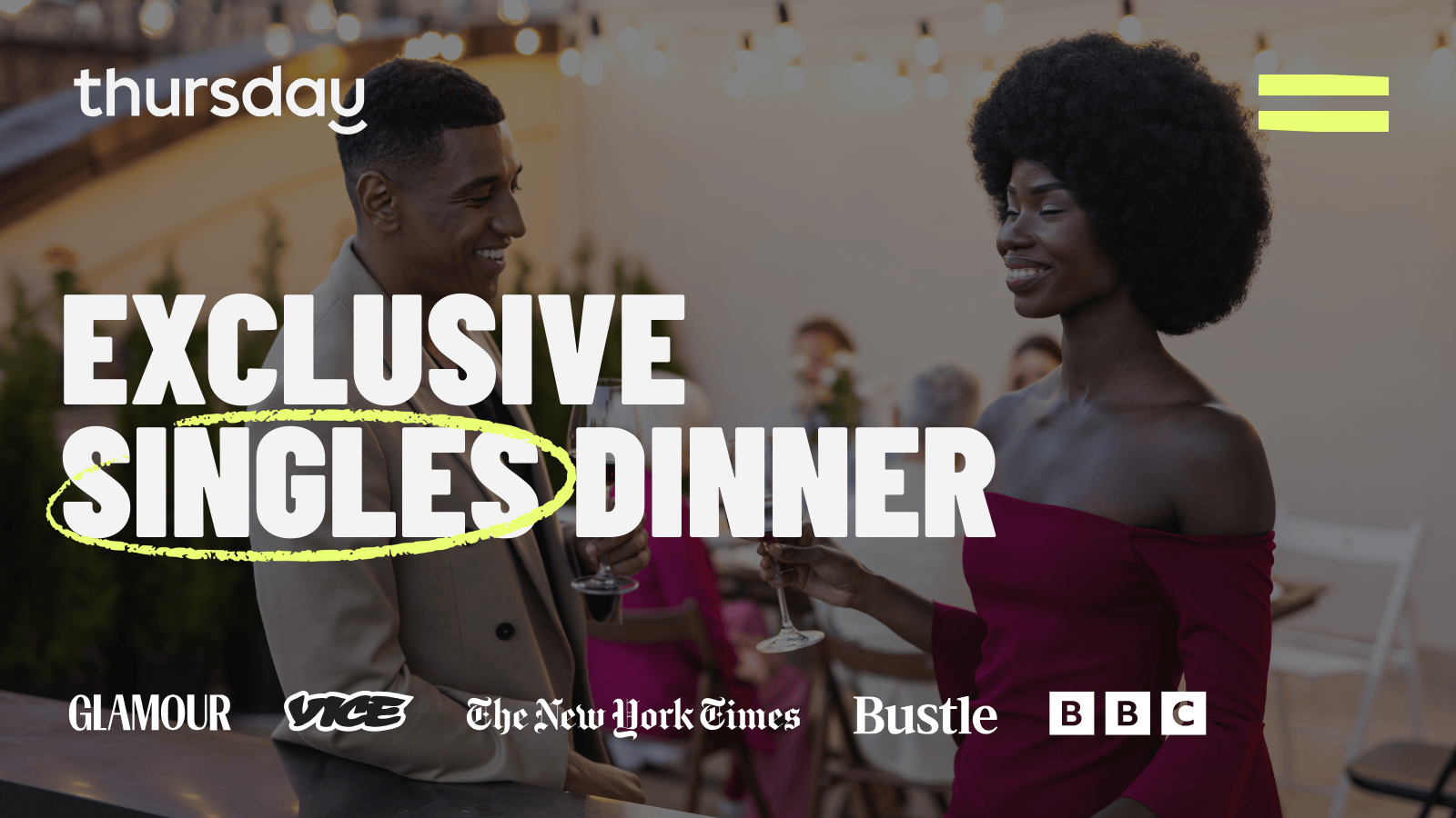 Thursday | Singles Dinner 40s+ | Charlotte