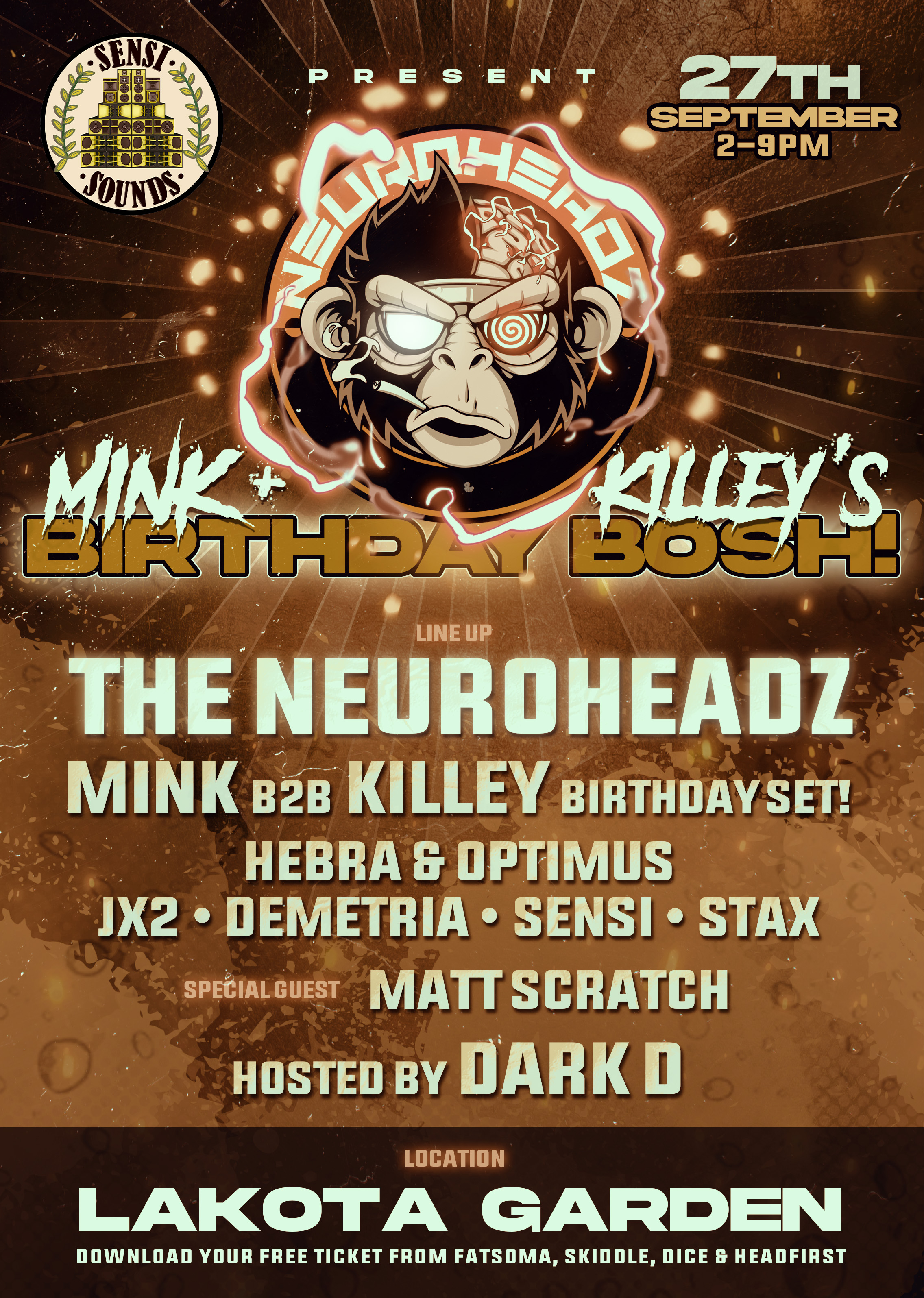 Neuroheadz x Sensi Sounds: Last 50 free tickets!