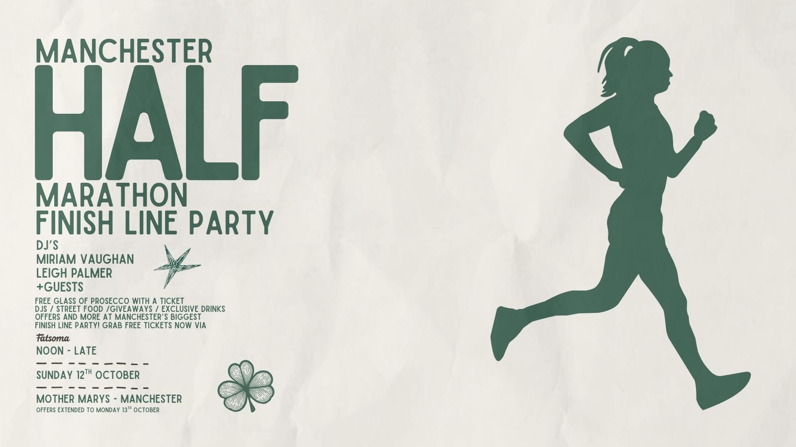 MANCHESTER HALF MARATHON: FINISH LINE PARTY!