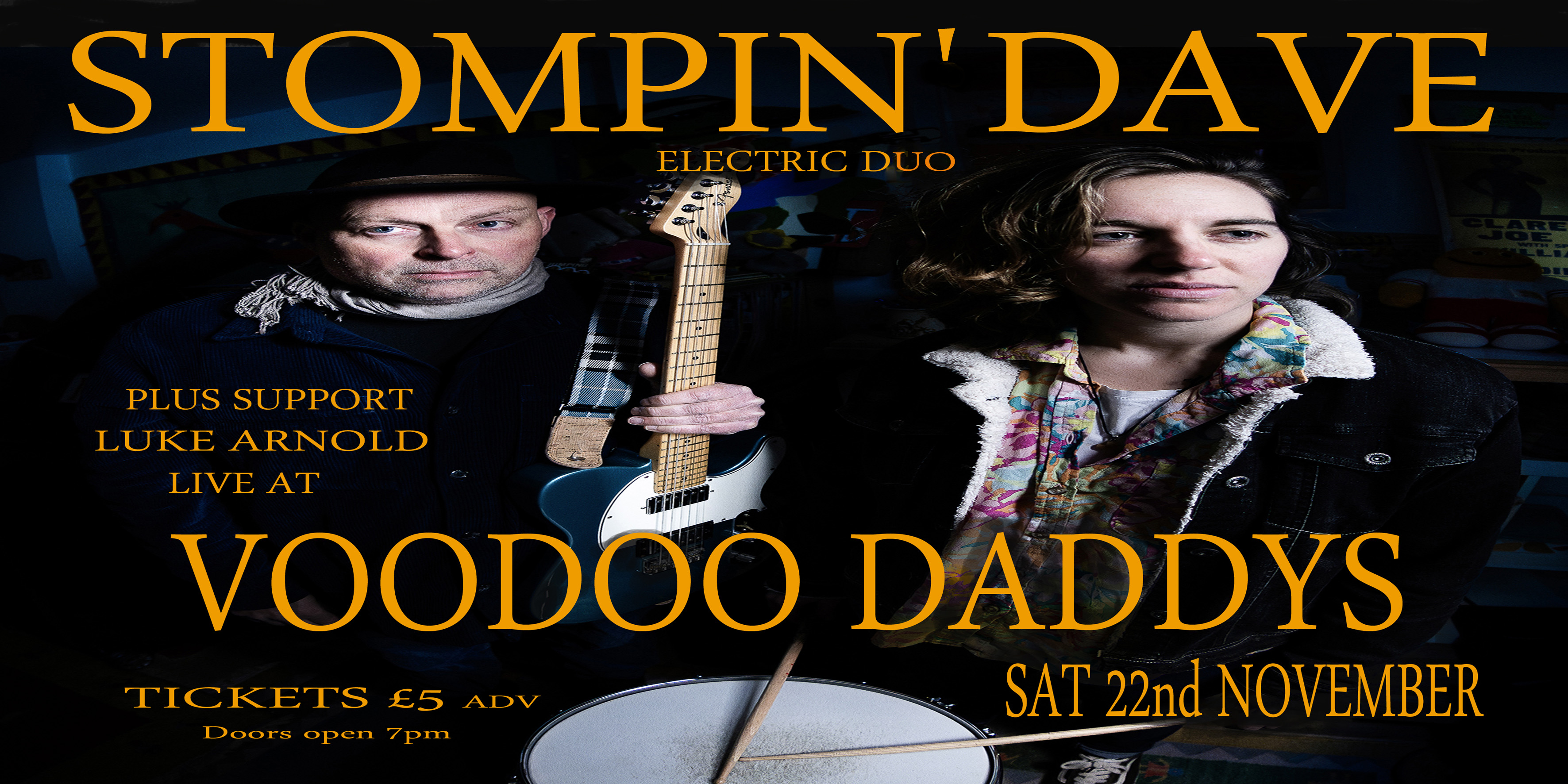Stompin’ Dave + Luke Arnold