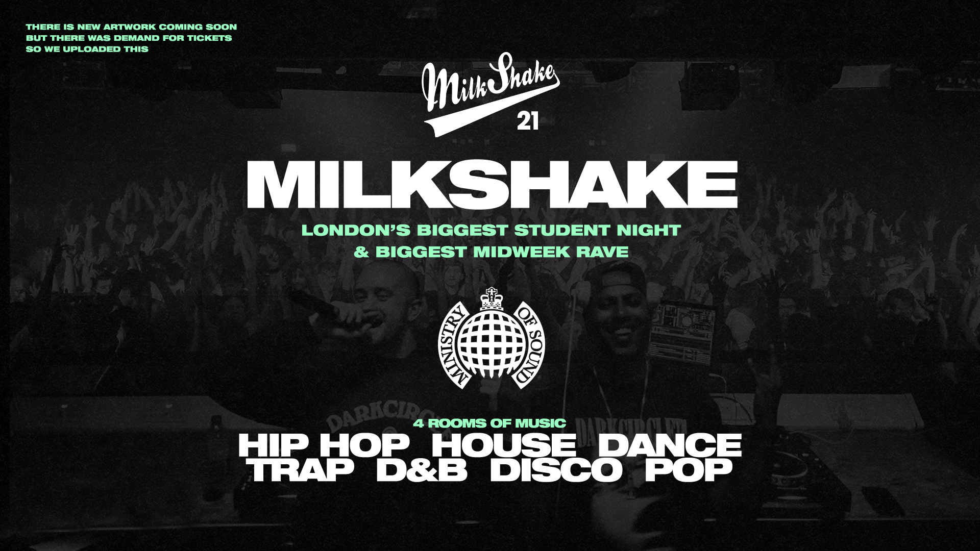 ⚠️SOLD OUT⚠️ Milkshake, Ministry of Sound | London’s Biggest Student Night 🔥 October 14th 2025 🌍 ⚠️ SOLD OUT ⚠️