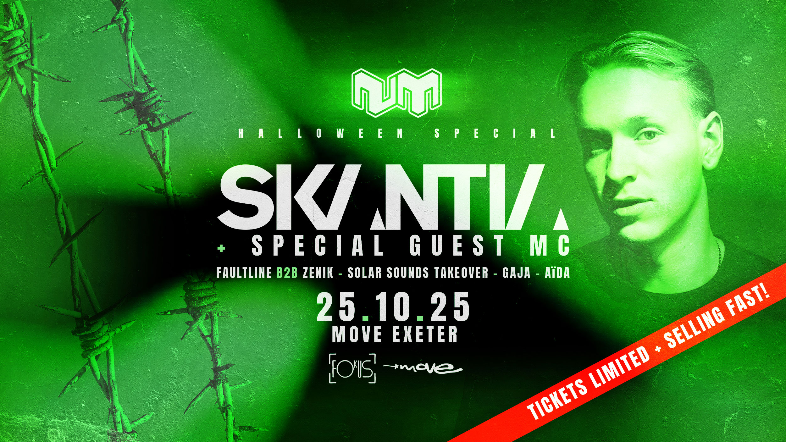 Nu:Motive Exeter Halloween • skantia + Special Guest MC & more
