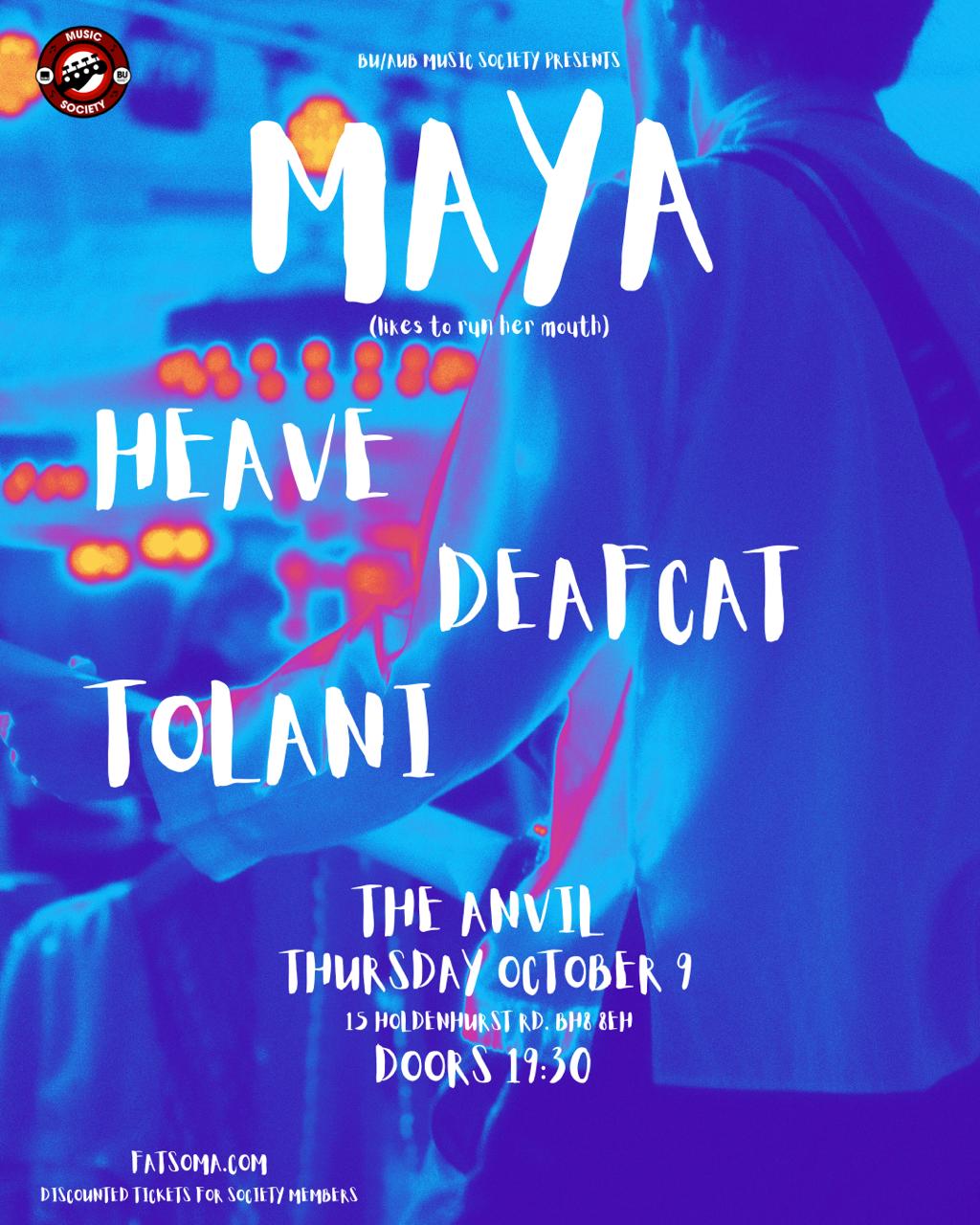 BU/AUB Music Society Presents Maya + more