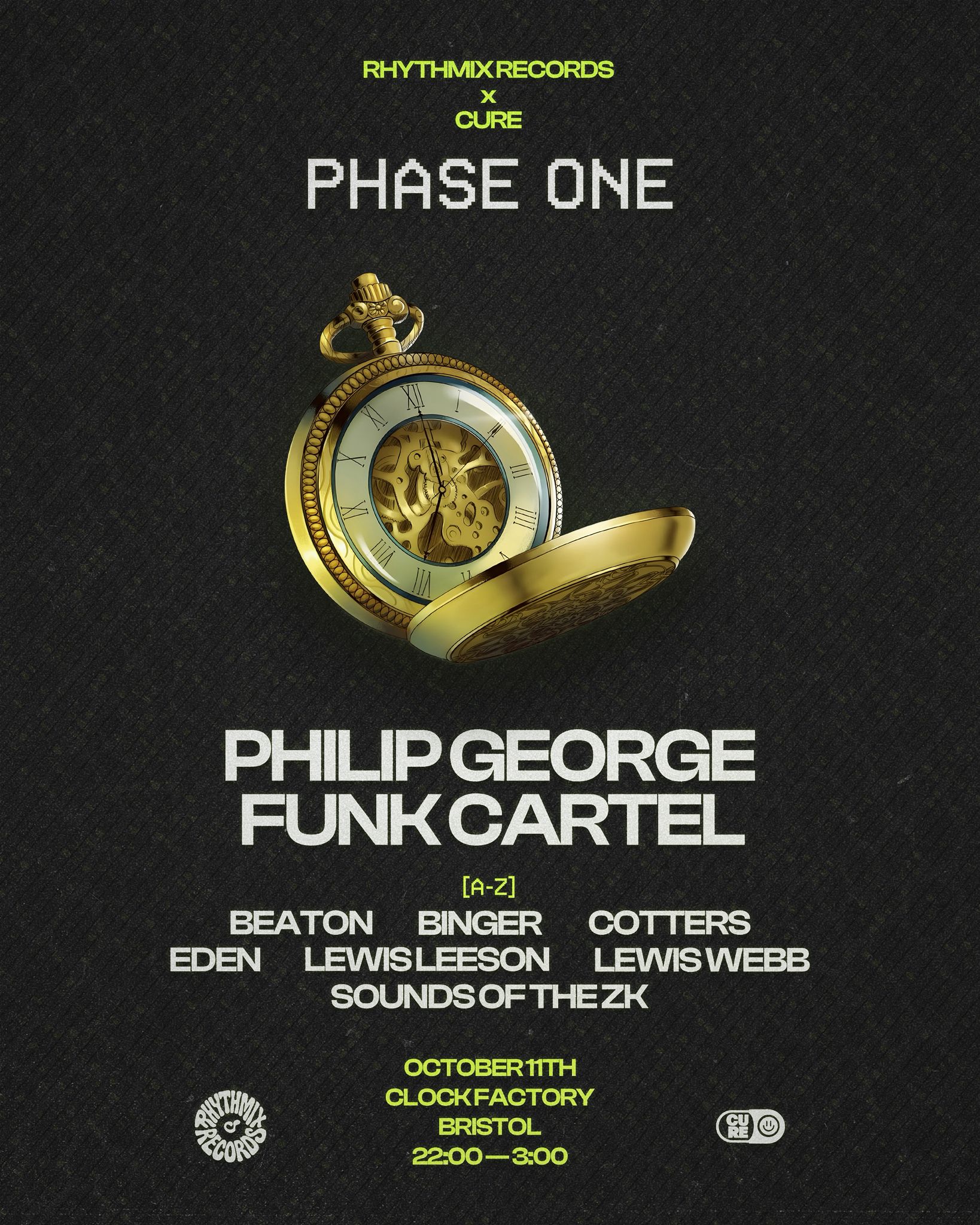Philip George, Funk Cartel + More | Clock Factory