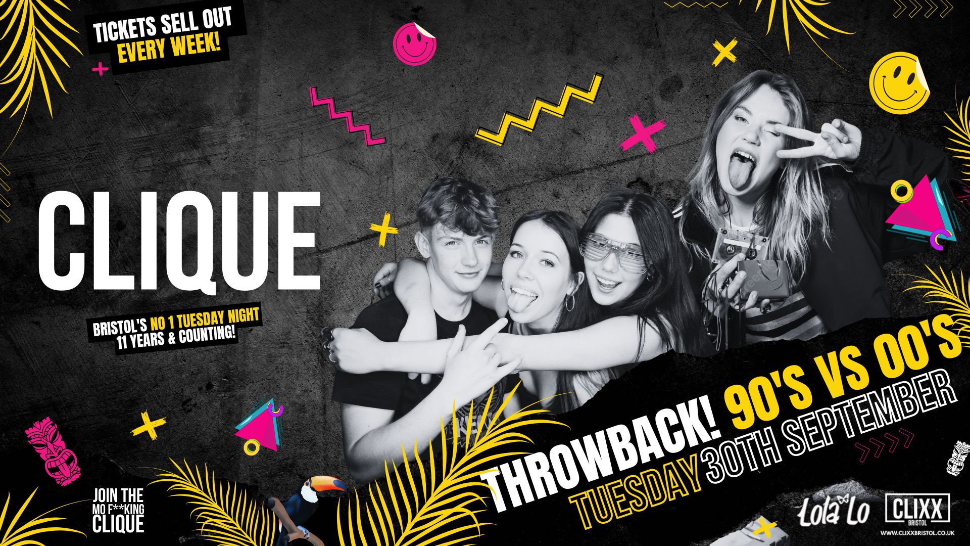 CLIQUE | Throwback 90’s vs 00’s 🔥Join The Mo F**king Clique