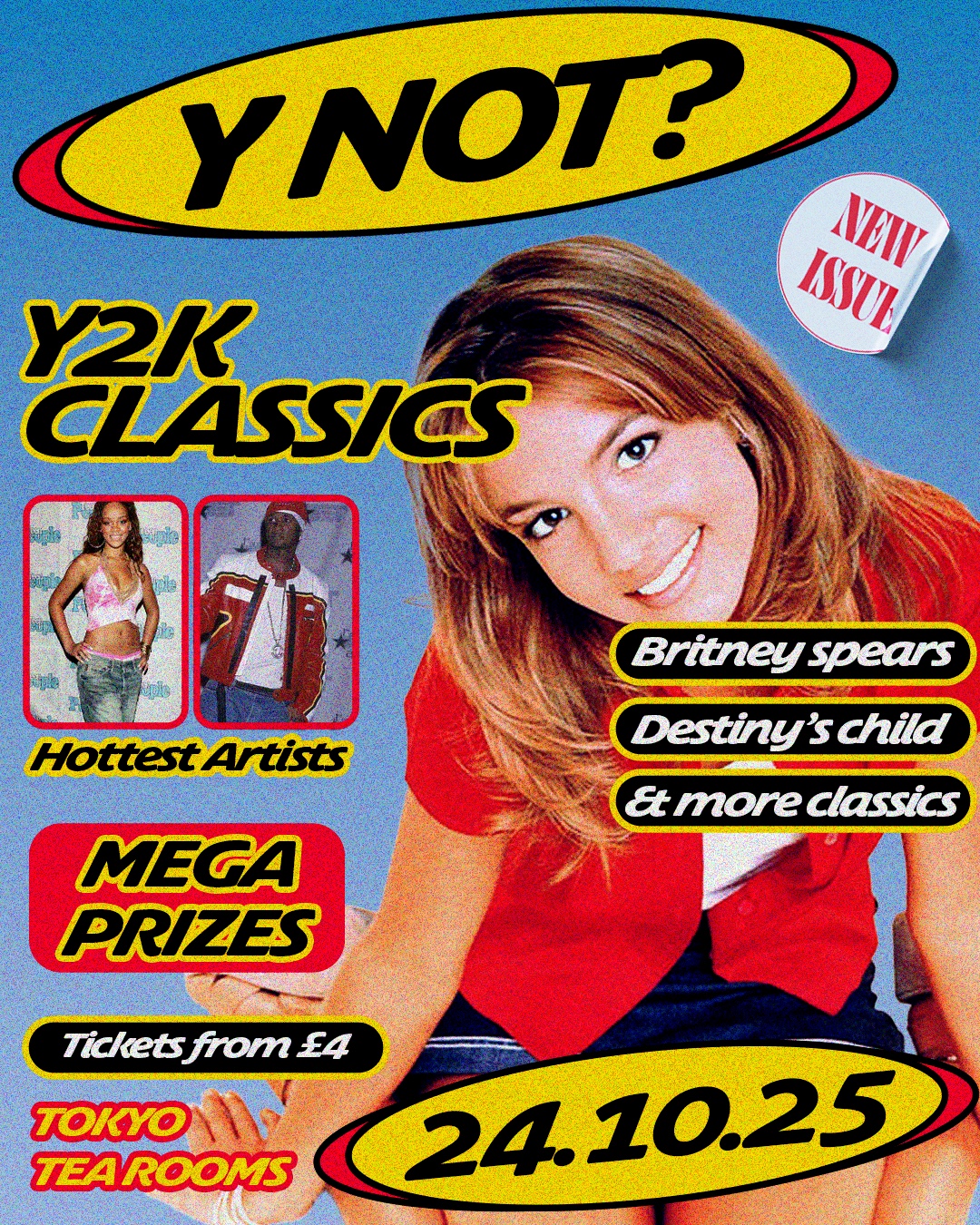 Y NOT?  y2k classics all night long 💫 *LAST 50 ONLINE TICKETS*