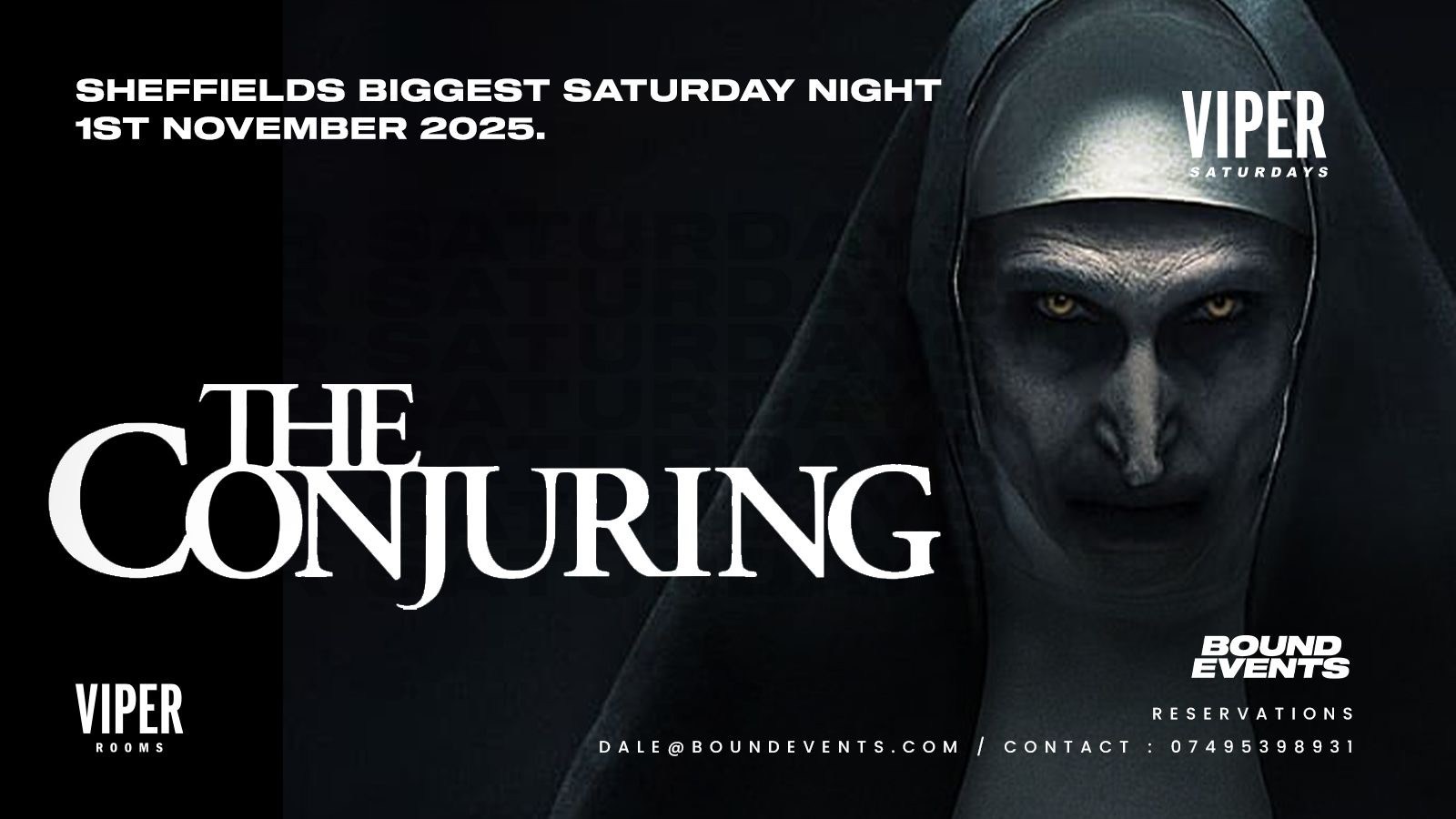 Viper Saturdays – The Conjuring – Halloween Special