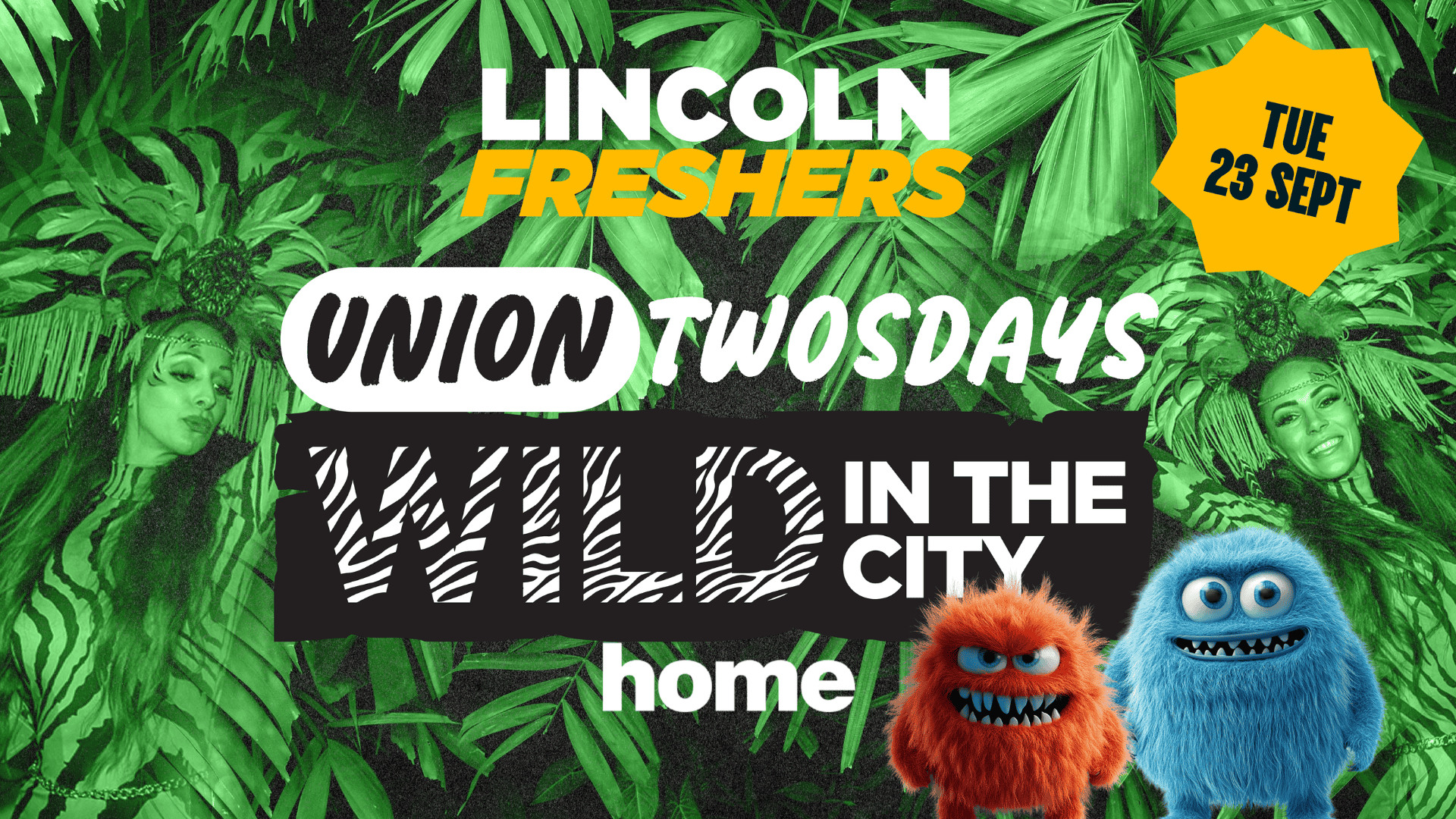 UNION TWOSDAYS – FRESHERS WILD IN THE CITY 🦁