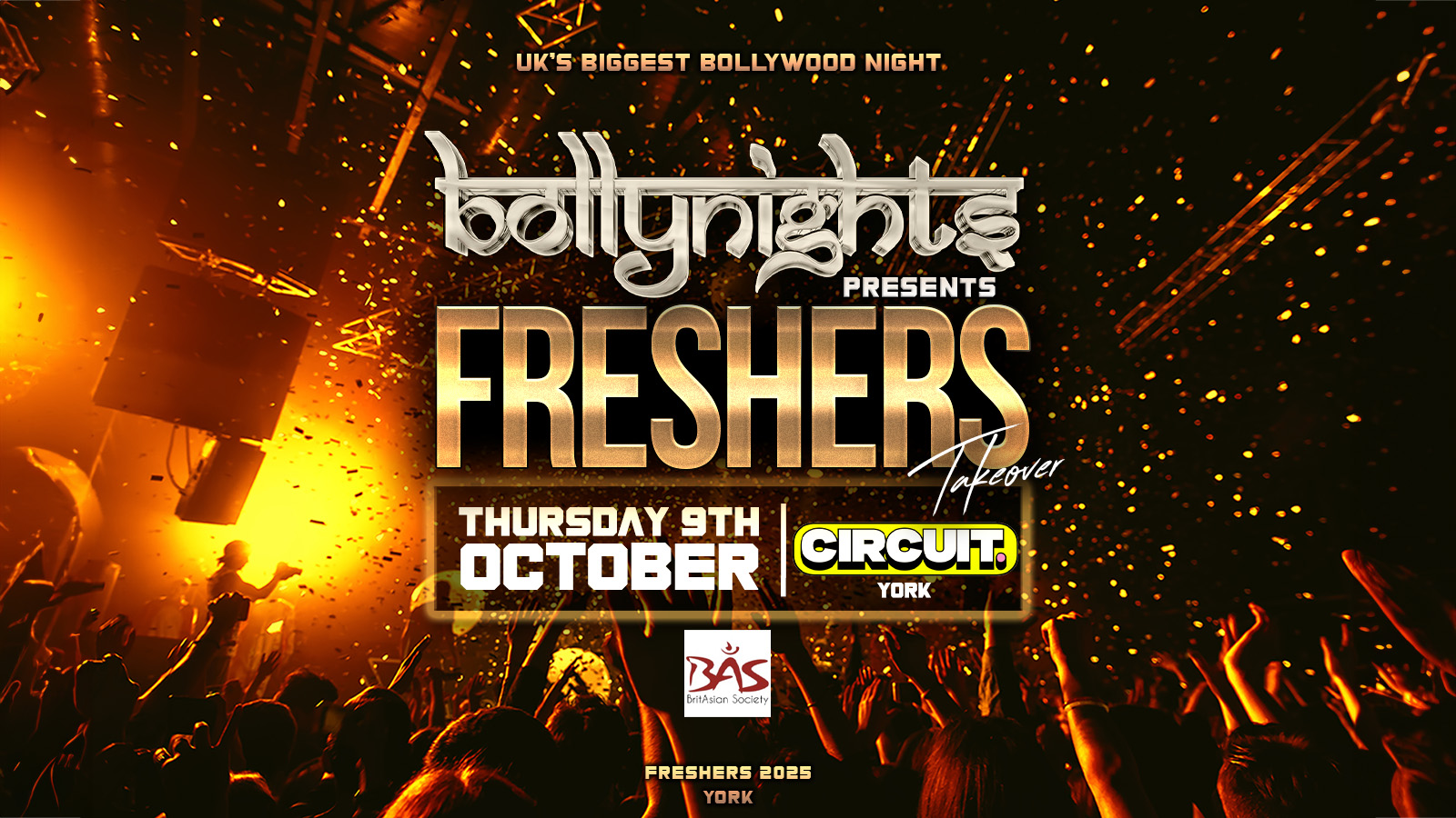 York Bollynights – Freshers Takeover | Thursday 9th October | Circuit