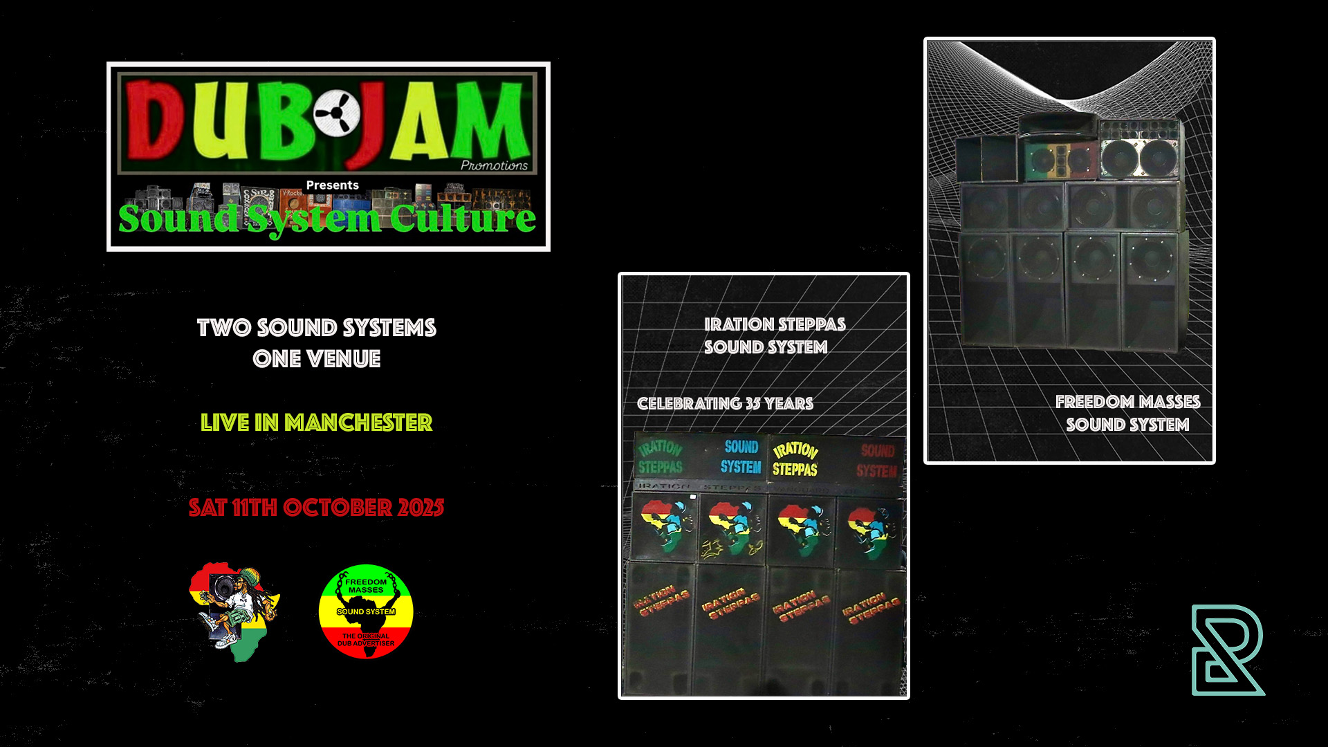 Iration Steppas + Freedom Masses Sound Systems