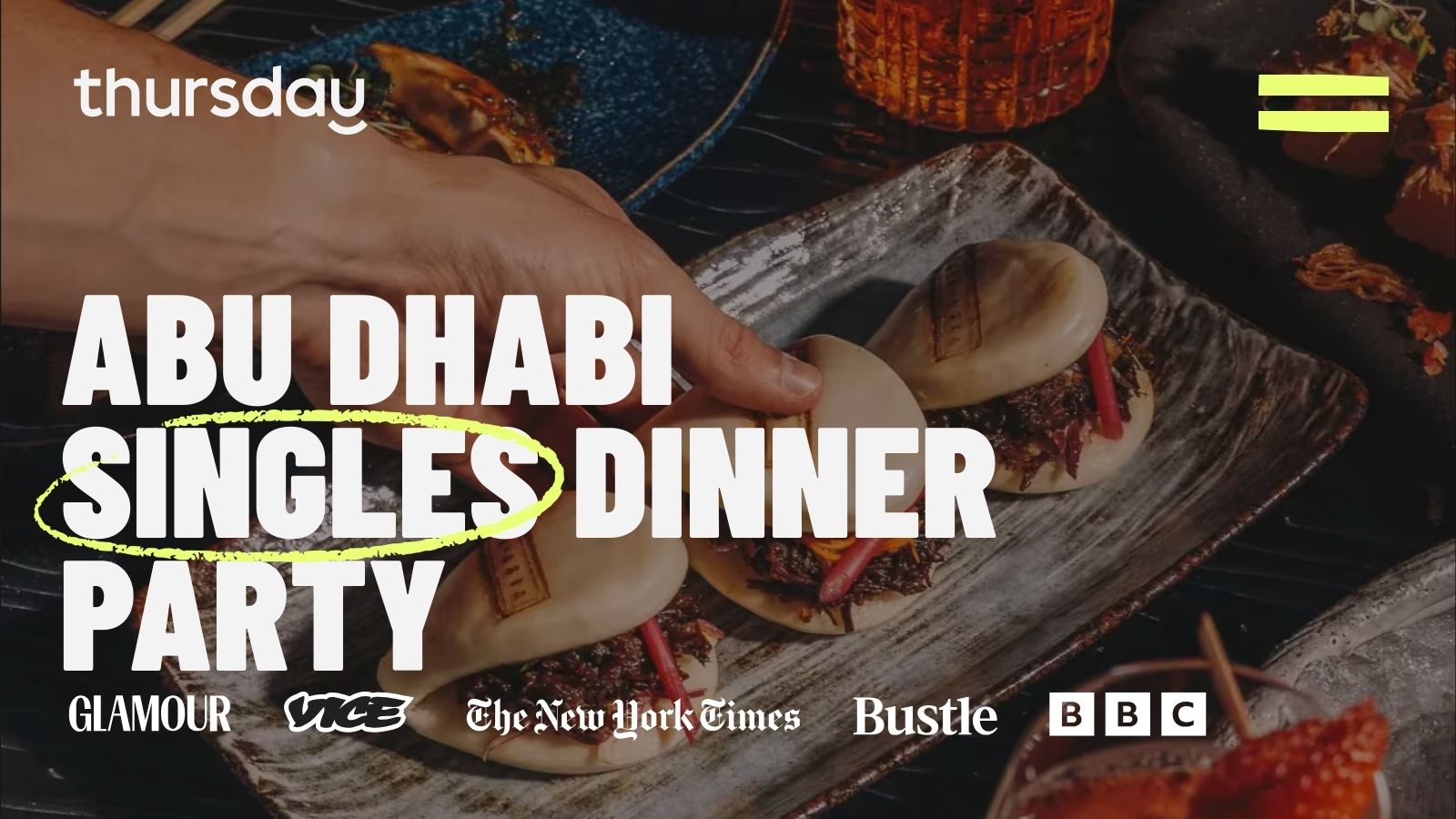 THURSDAY | DINNER PARTY | ASIA ASIA | ABU DHABI