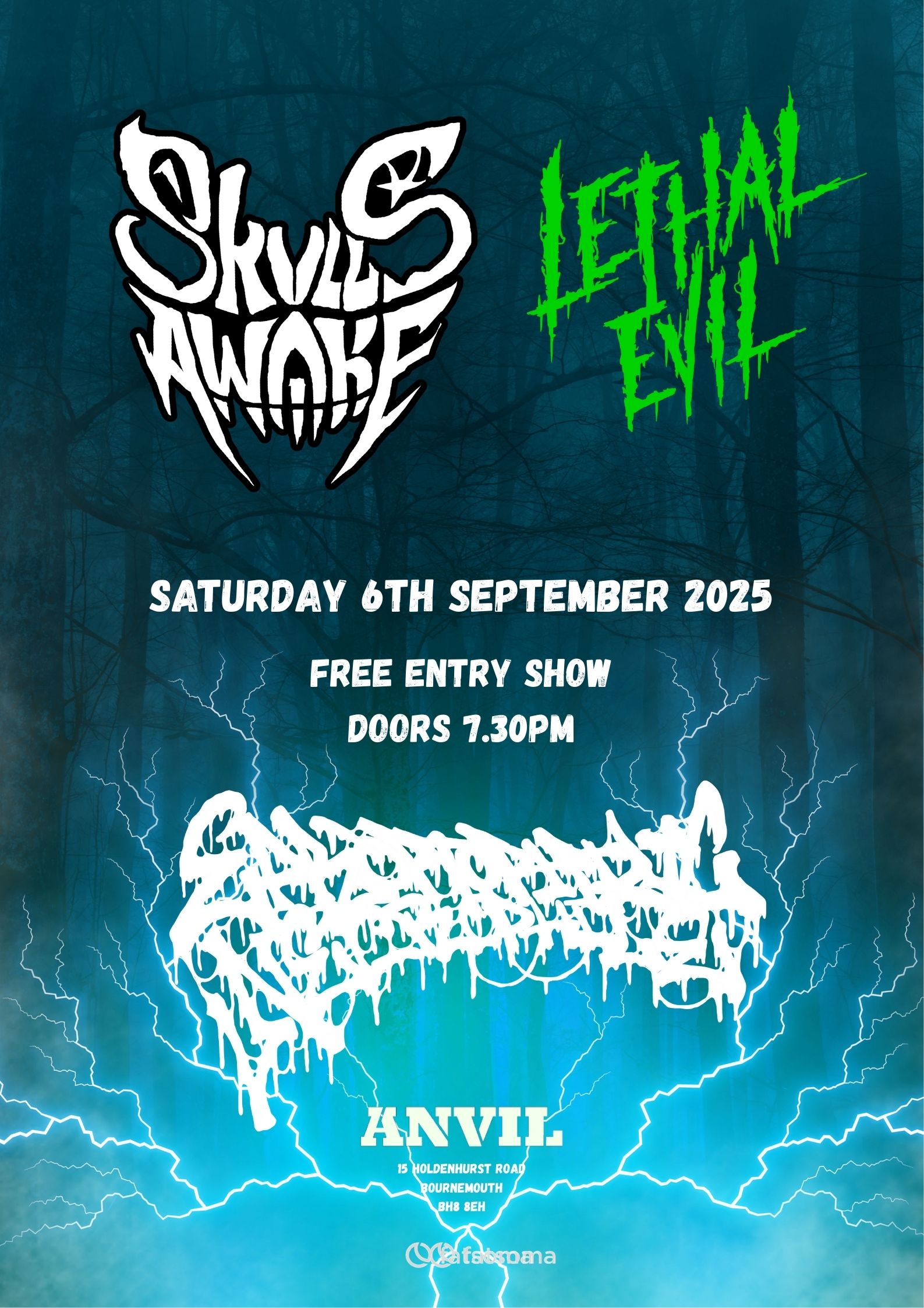 Skulls Awake / Lethal Evil / Eproctophilic Necrophile