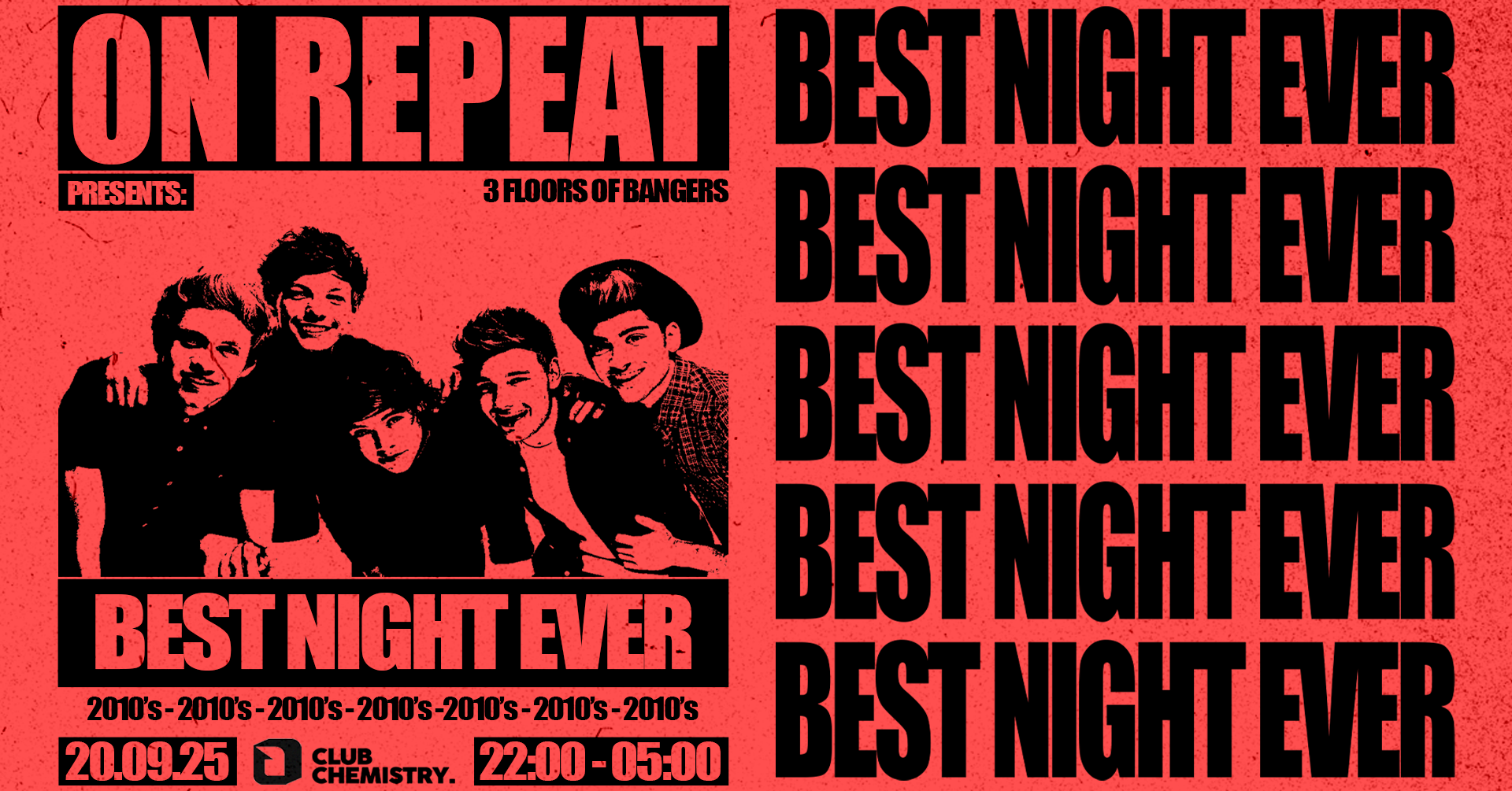 ON REPEAT ∙ BEST NIGHT EVER (2010s freshers party) | Canterbury *LAST 50 ONLINE TICKETS*