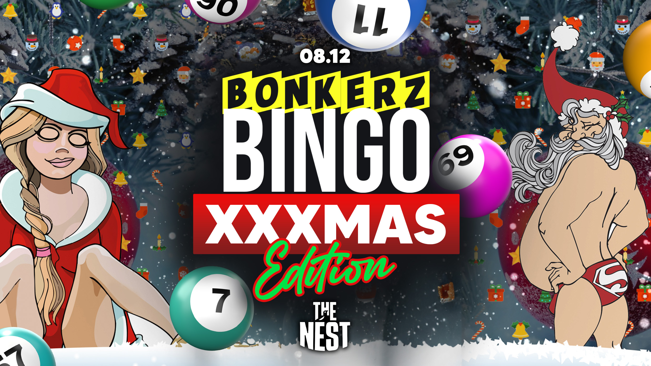 Bonkerz Bingo – XXXmas