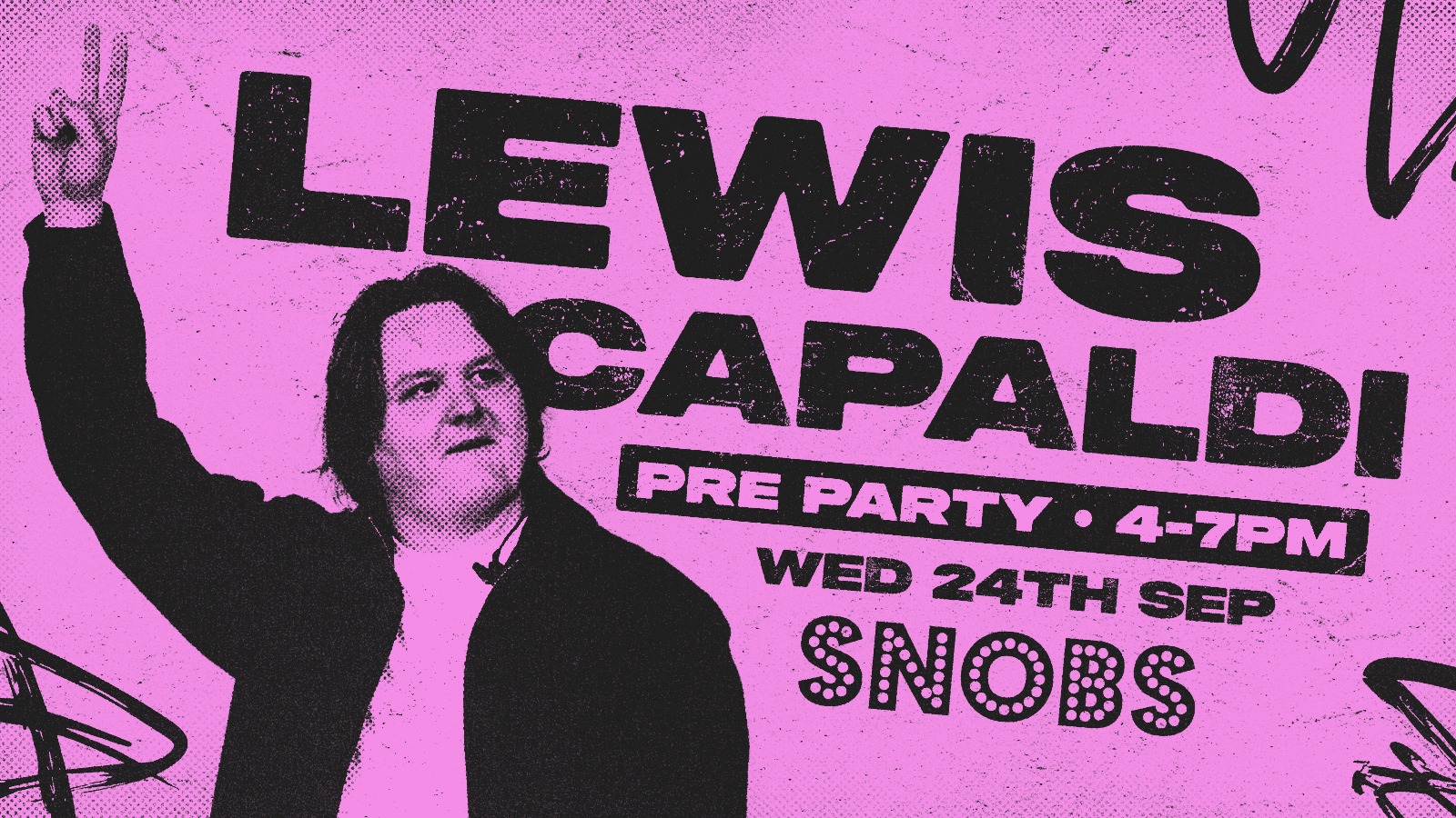 LEWIS CAPALDI GIG FREE PREPARTY! [TODAY 4pm] 24th Sept