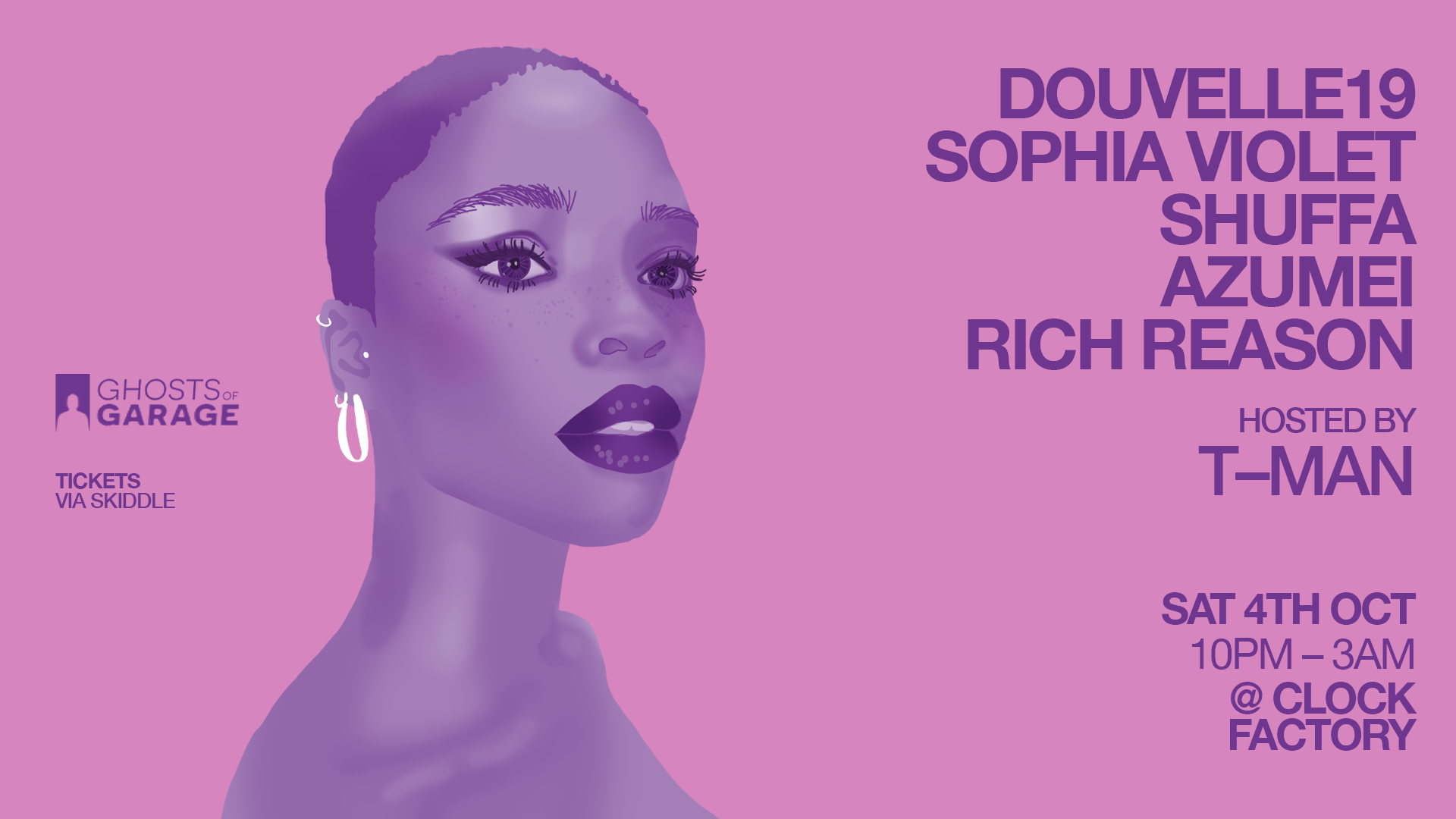 GHOSTS OF GARAGE BRISTOL w/ DOUVELLE 19, SOPHIA VIOLET (Girls Don’t Sync), SHUFFA & more