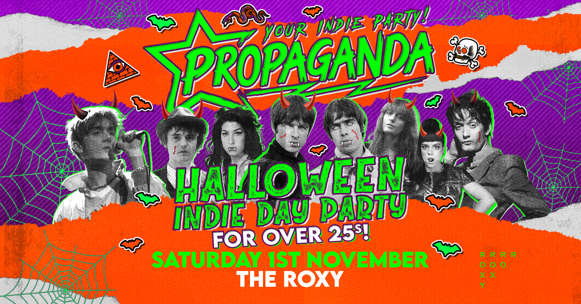 Propaganda London – Indie Day Party for Over 25s – Halloween Special!
