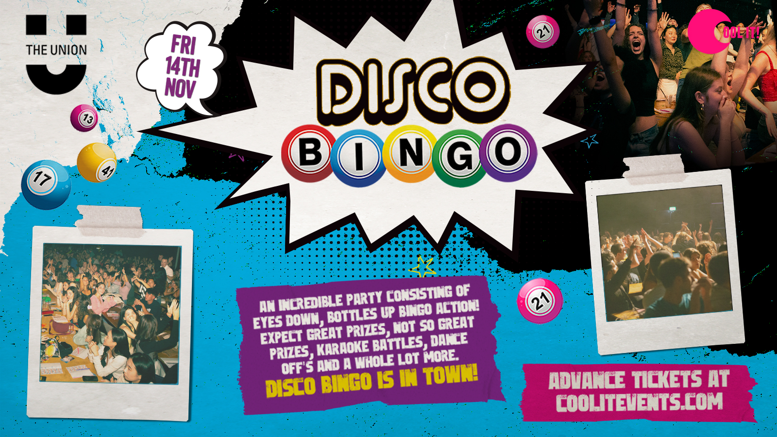 DISCO BINGO 🕺🏽🪩 – Manchester’s Biggest Student Bingo!
