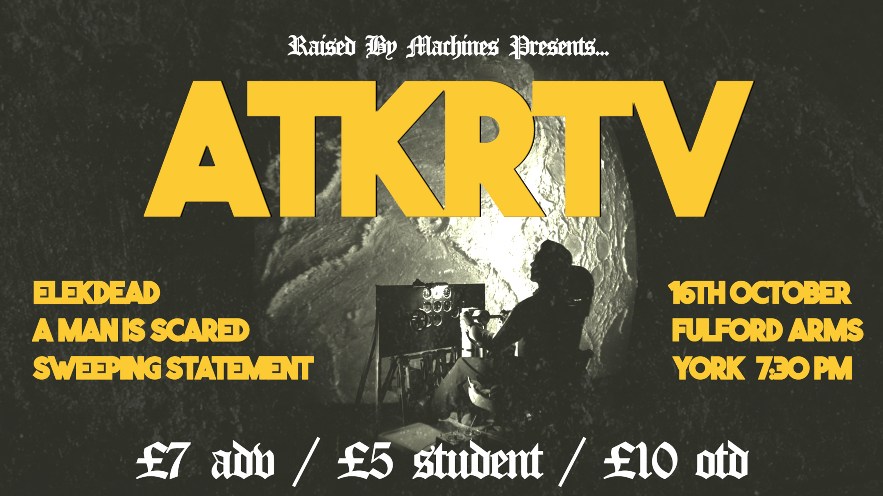 ATKRTV – Elekdead – A Man Is Scared – Sweeping Statement