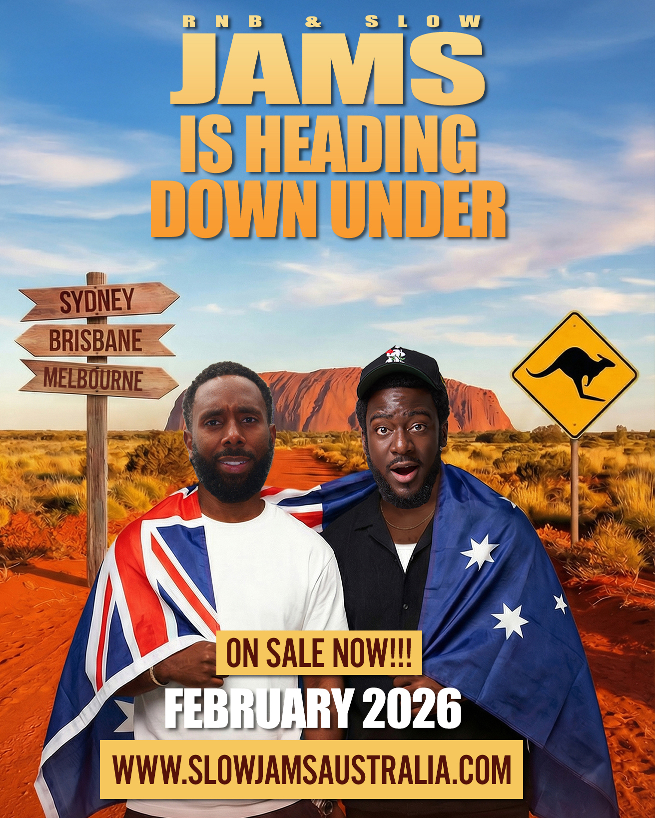 RnB & Slow Jams – Australia Tour 2026 | BRISBANE ***CHANGE OF VENUE***