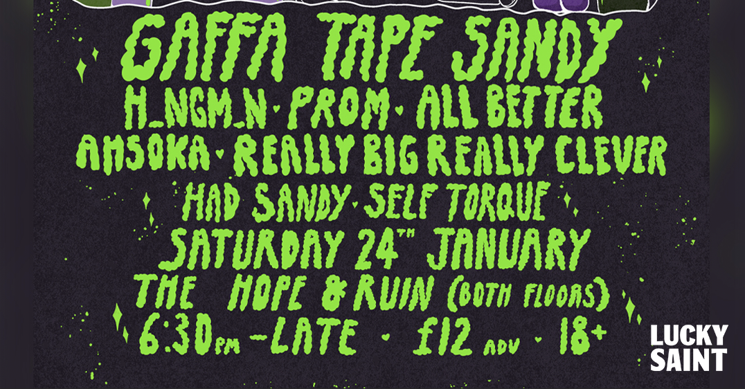 Sugar-Free Birthday Show: Gaffa Tape Sandy + more