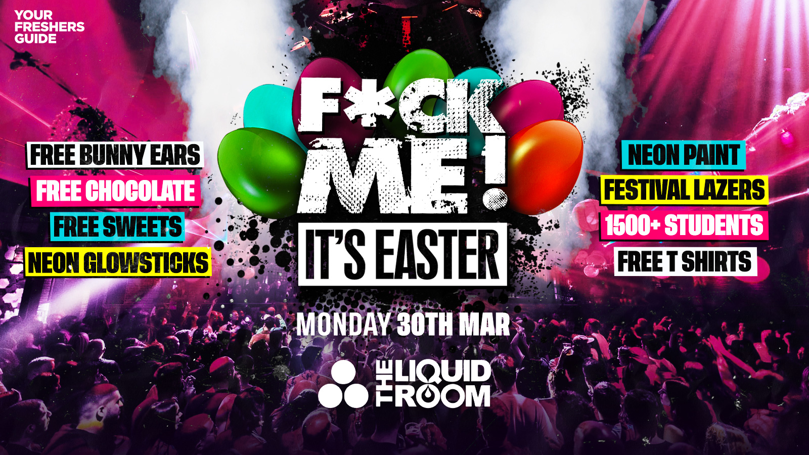 F*CK ME It’s Easter | Edinburgh Freshers 2026 – TONIGHT 🚨 – LAST CHANCE ⚠️