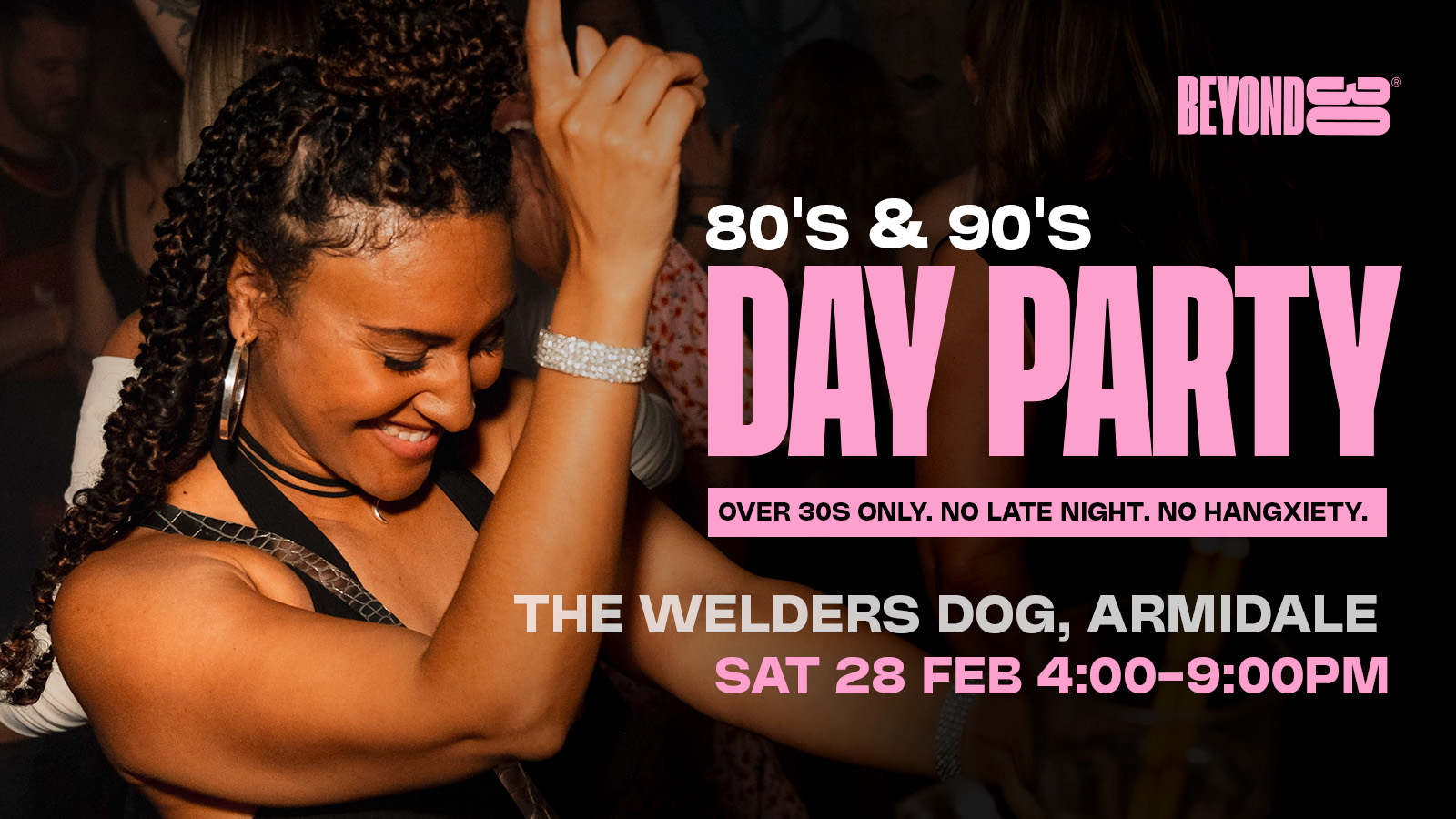 80s & 90s Over 30s Daytime Clubbing – ARMIDALE🕺🏽