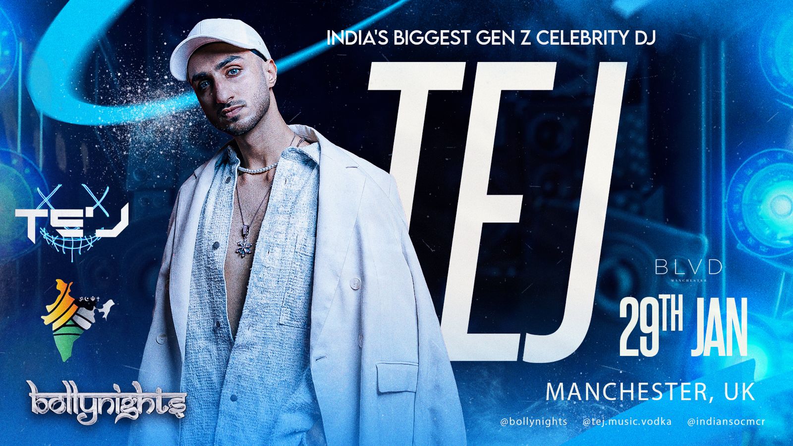 Bollynights Manchester – Tej Music Vodka | Thursday 29th January | BLVD